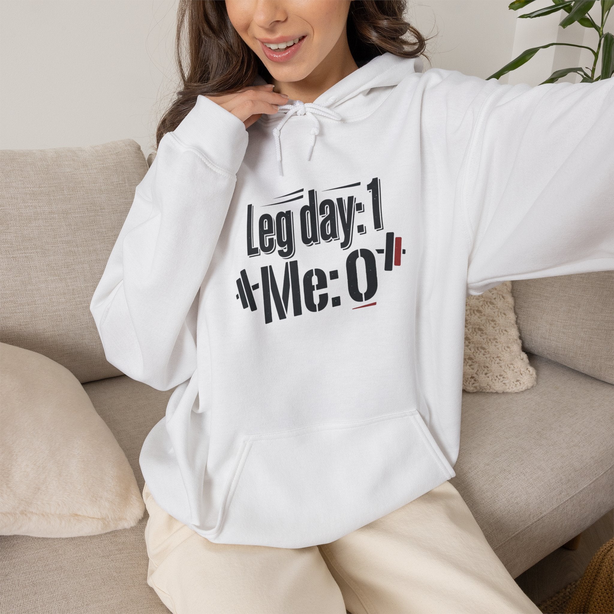 Leg Day Unisex Heavy Blend™ Hooded Sweatshirt