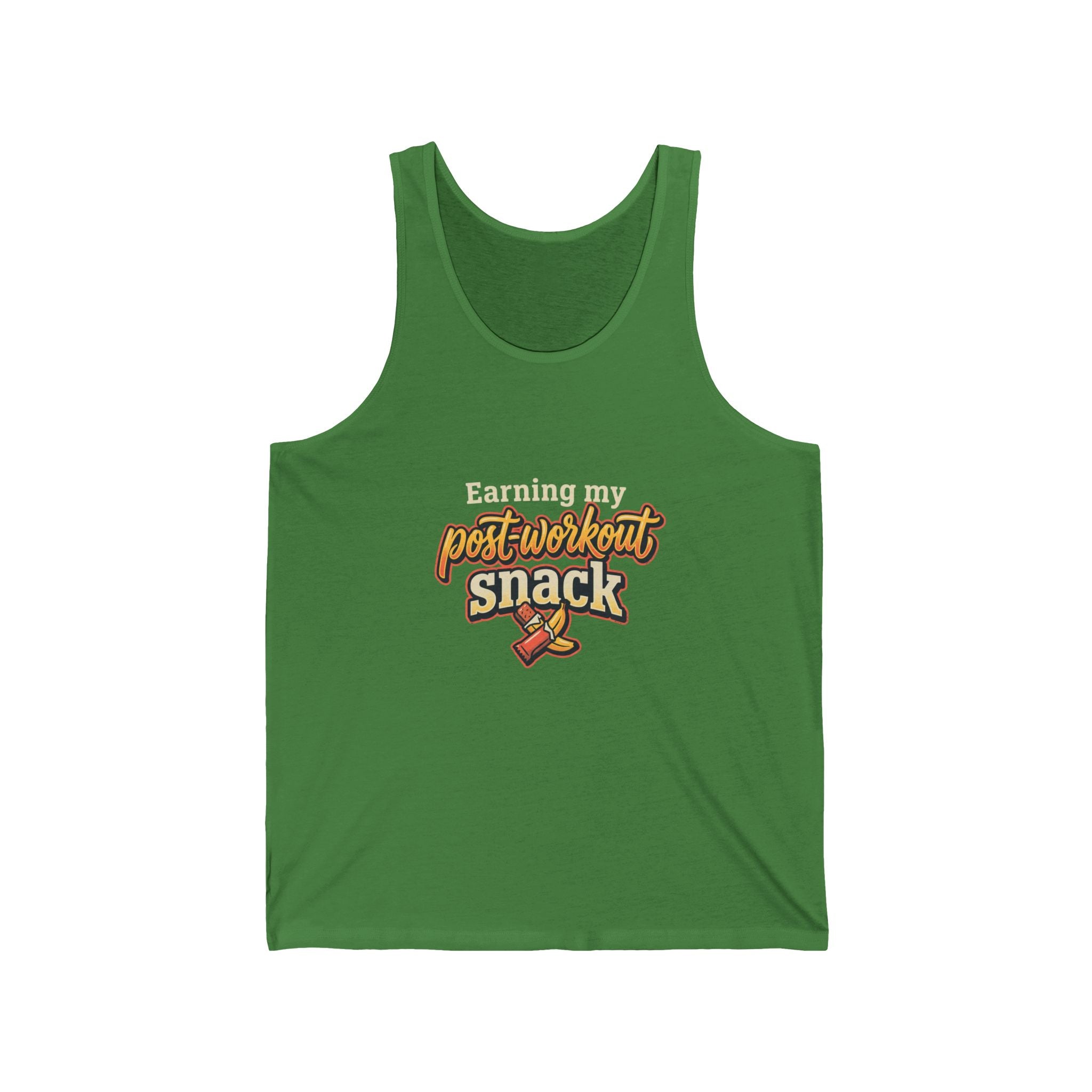 Earning My Post-Workout Snack Unisex Jersey Tank