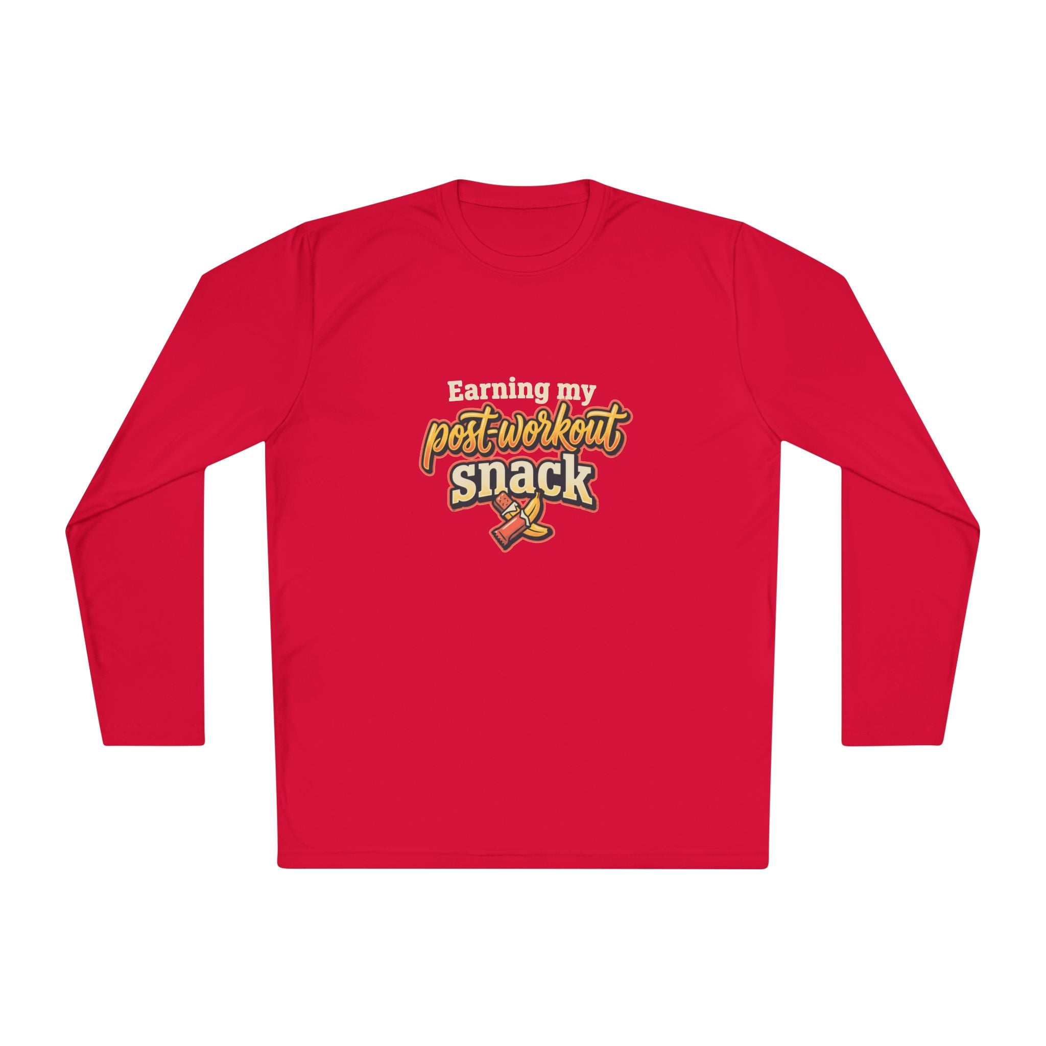 Earning My Post-Workout Snack Unisex Lightweight Long Sleeve Tee