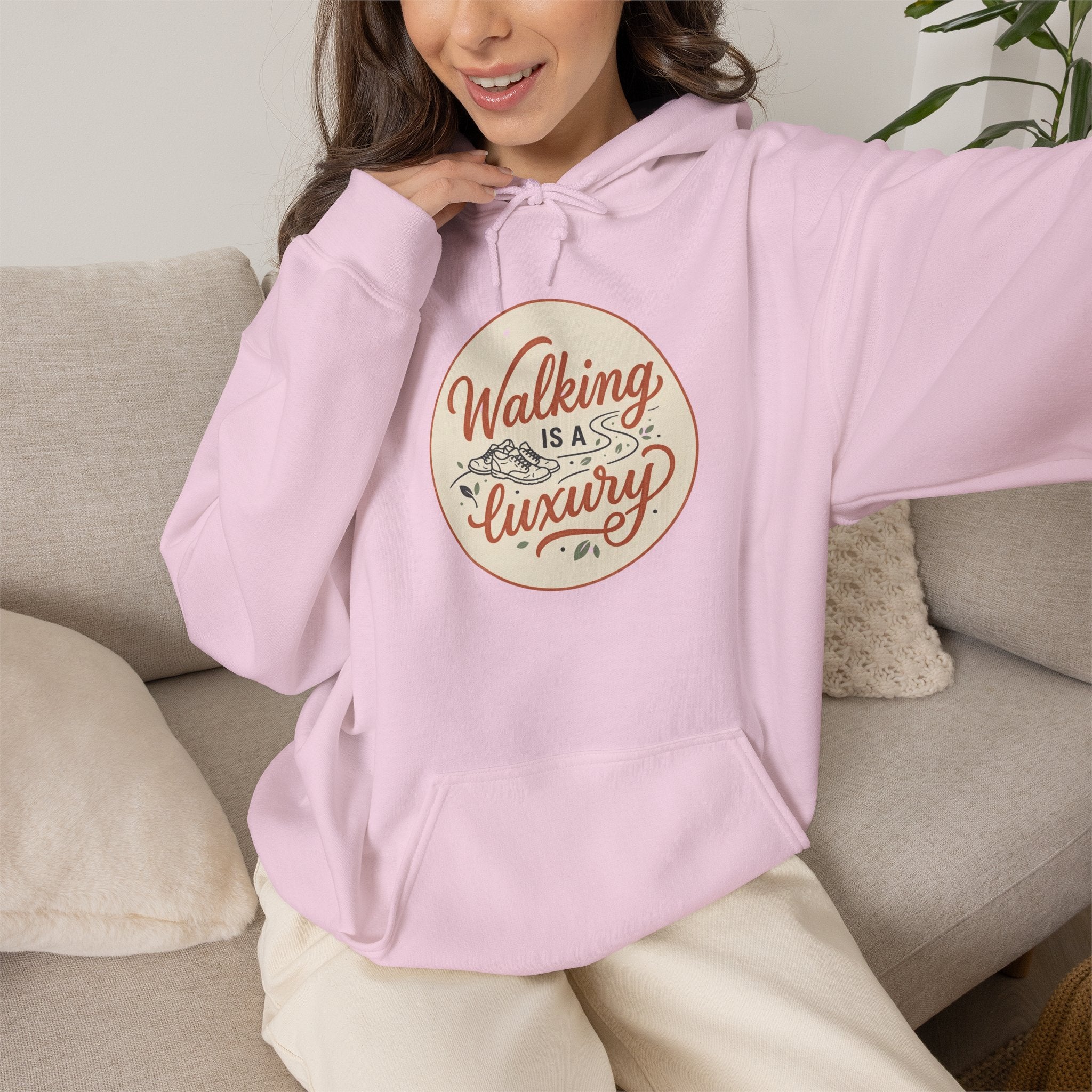 Walking is a Luxury Unisex Heavy Blend™ Hooded Sweatshirt