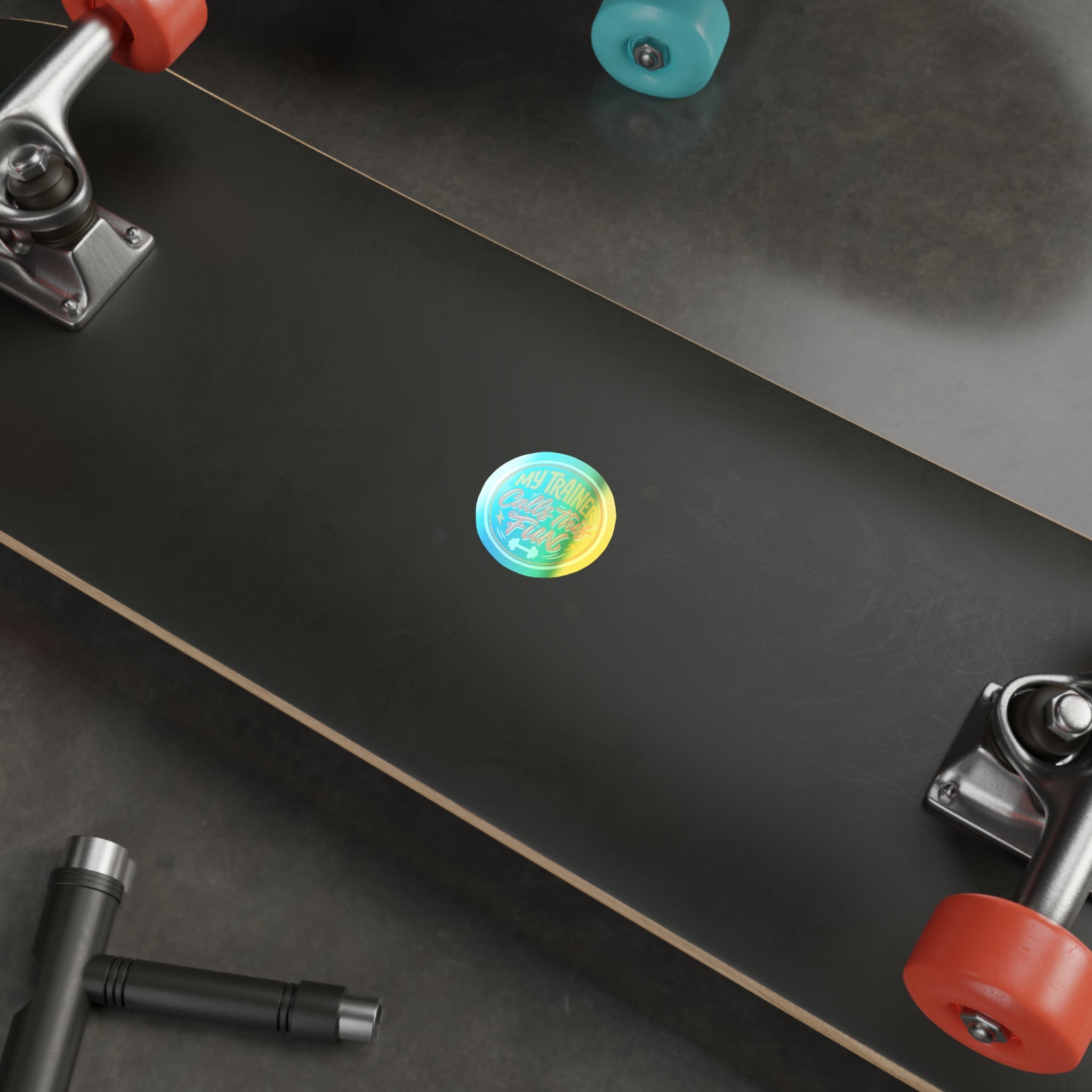 My Trainer Calls This Fun Holographic Die-cut Stickers