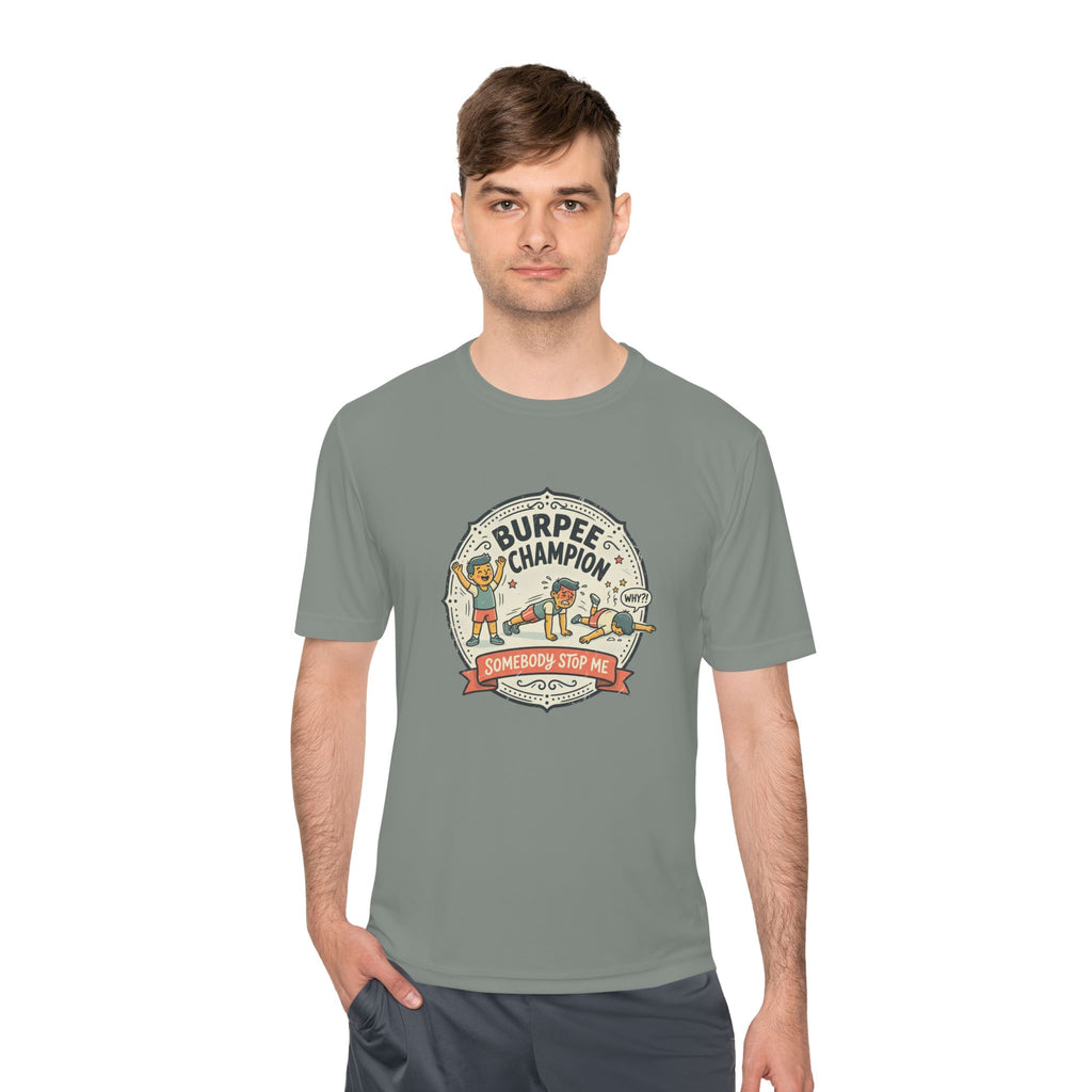 Burpee Champion Unisex Moisture Wicking Tee
