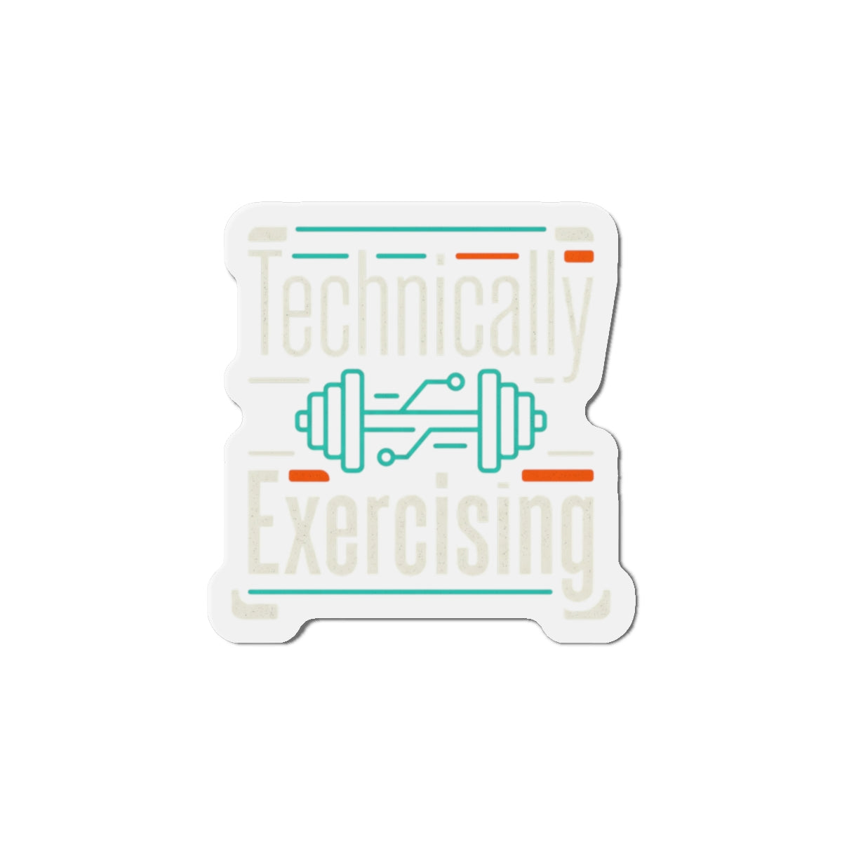 Technically Exercising Die-Cut Magnets
