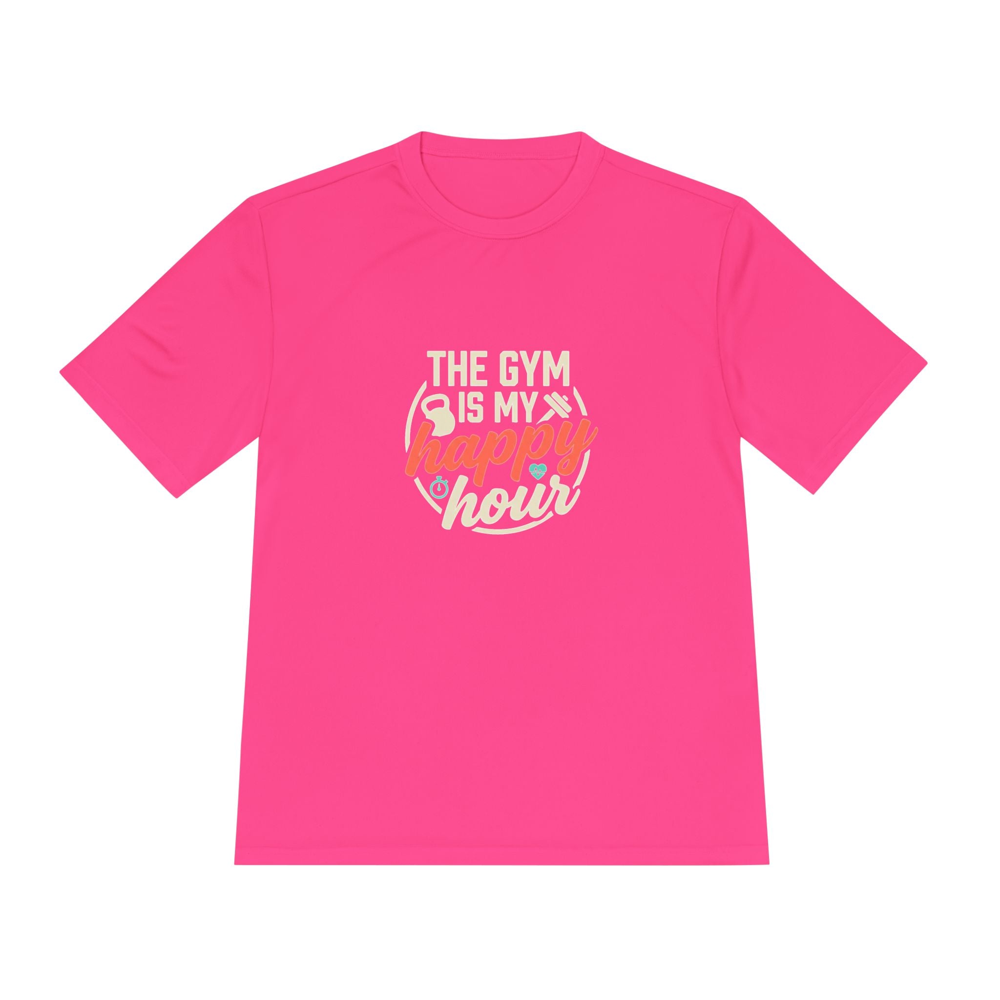 The Gym is My Happy Hour Unisex Moisture Wicking Tee
