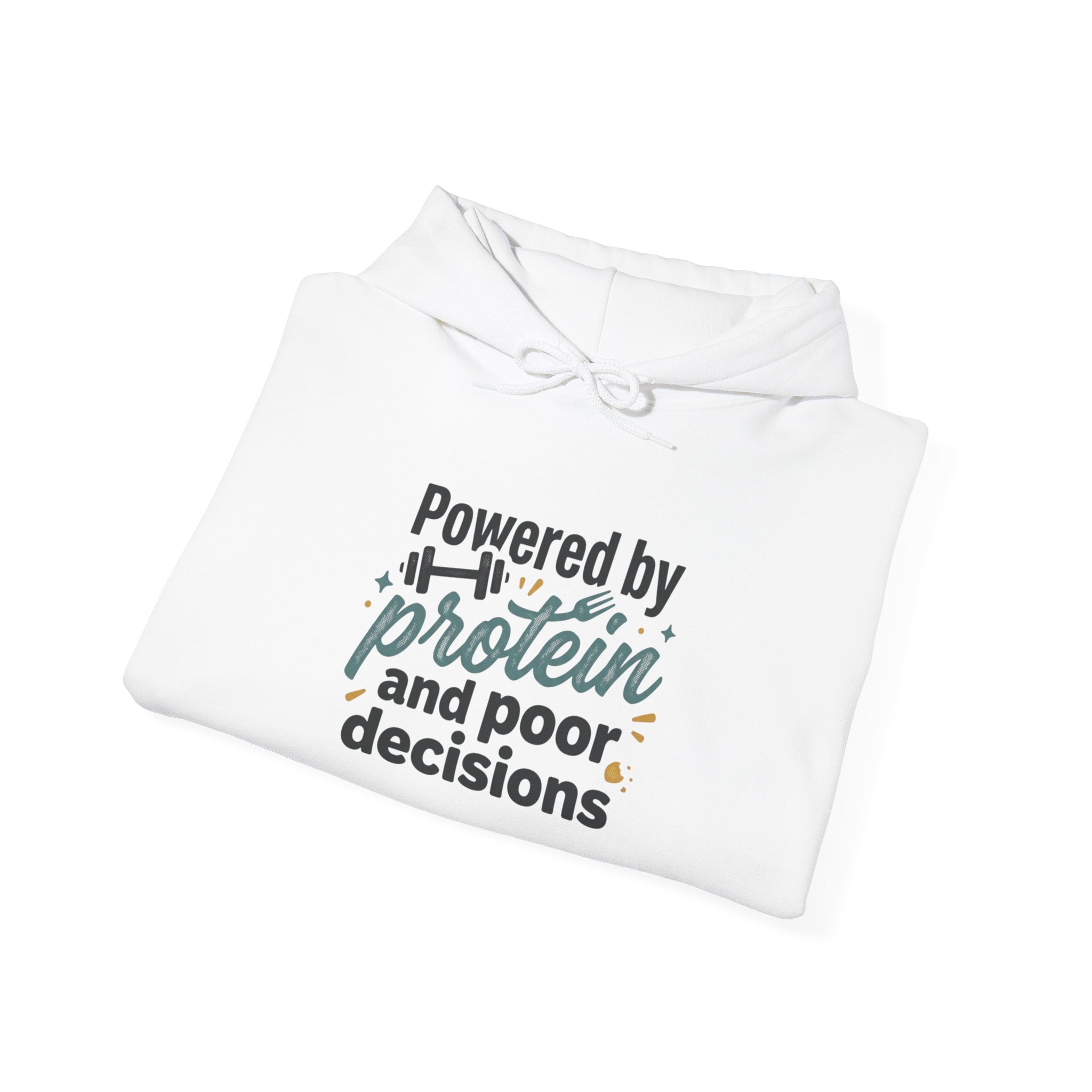 Powered by Protein Unisex Heavy Blend™ Hooded Sweatshirt