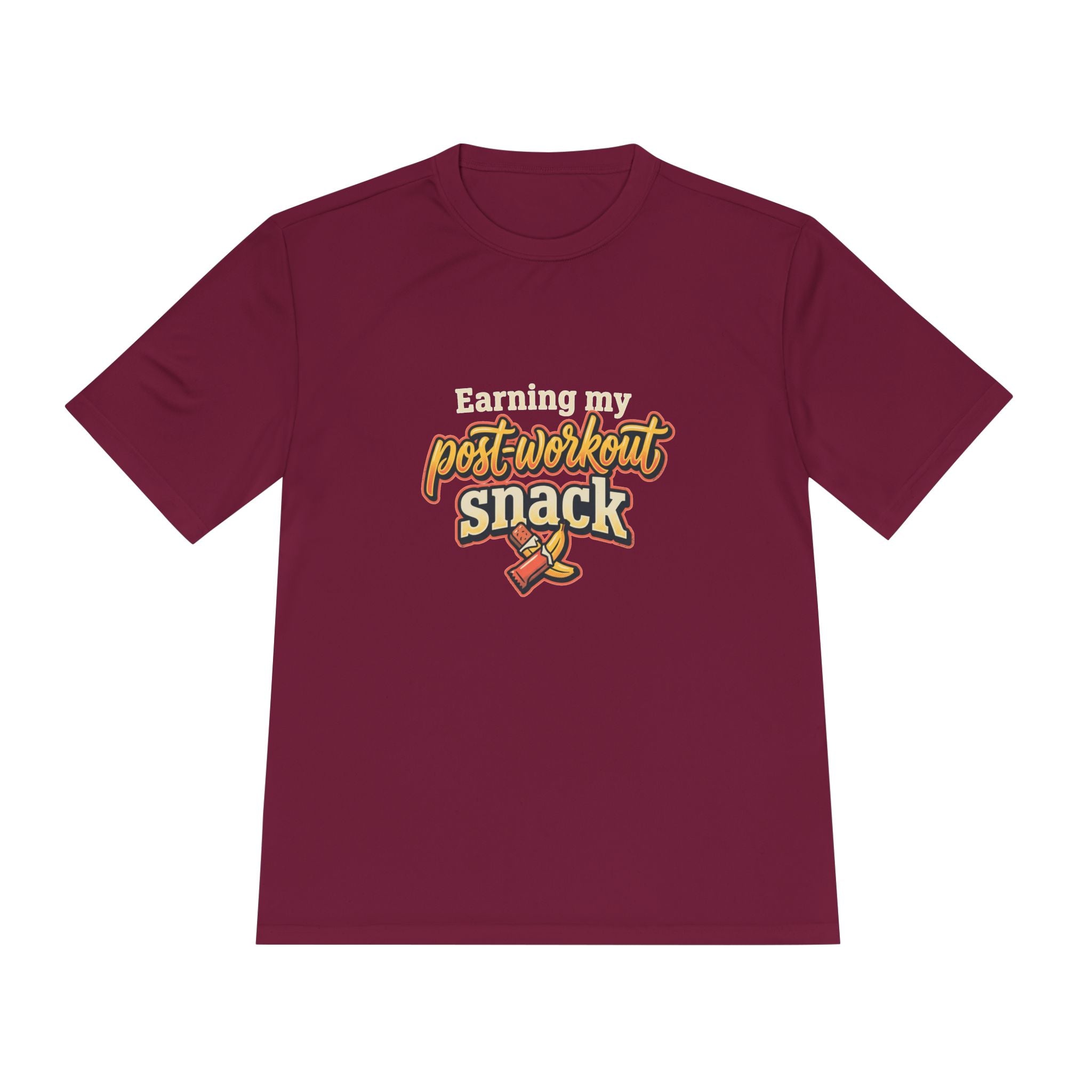 Earning My Post-Workout Snack Unisex Moisture Wicking Tee