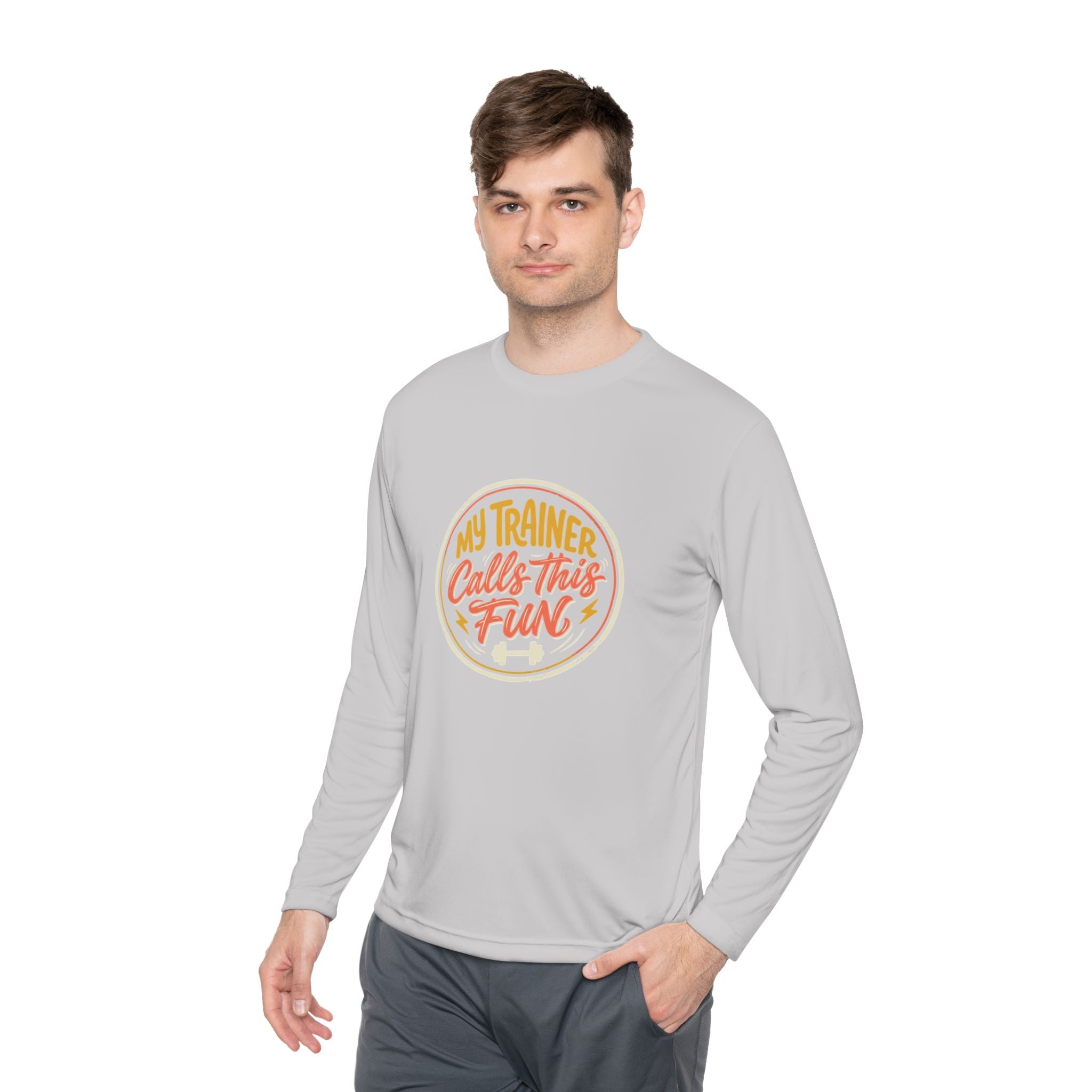 My Trainer Calls This Fun Unisex Lightweight Long Sleeve Tee