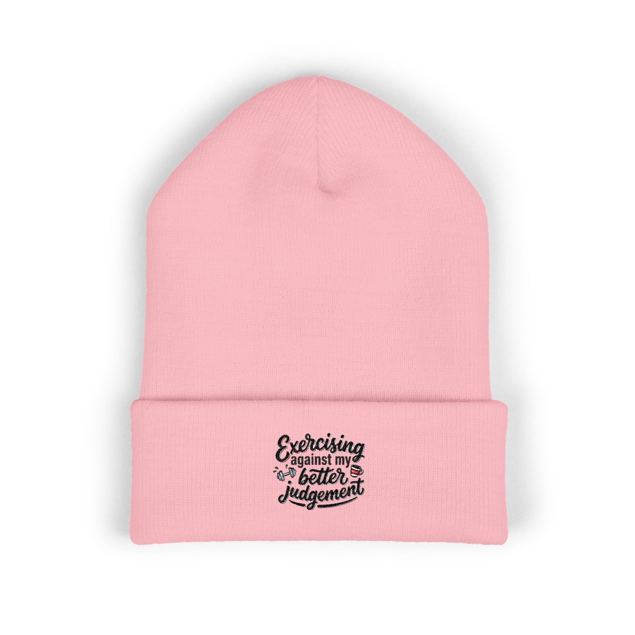 Exercising Against My Better Judgement Classic Cuffed Beanie (Embroidery)