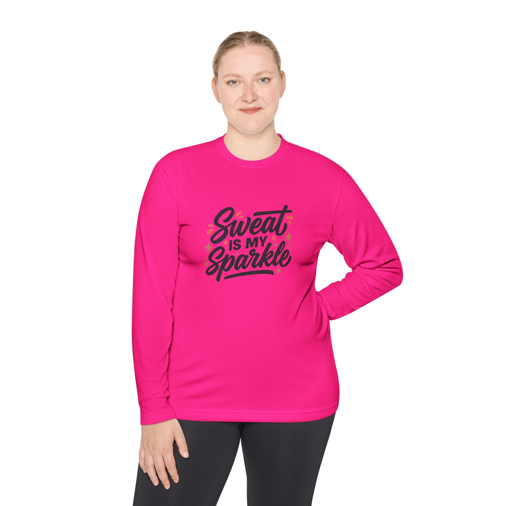 Sweat is My Sparkle Unisex Lightweight Long Sleeve Tee