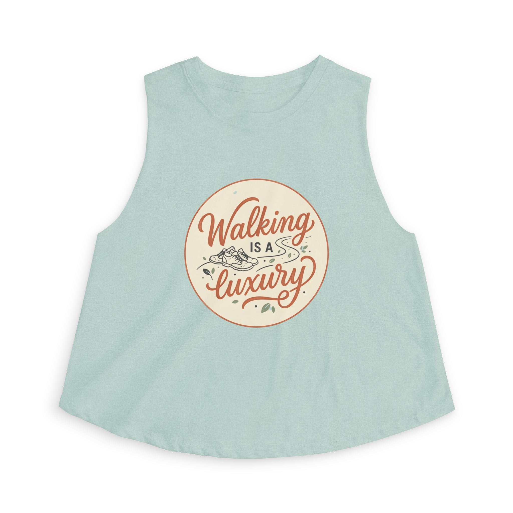 Walking is a Luxury Women's Crop Top