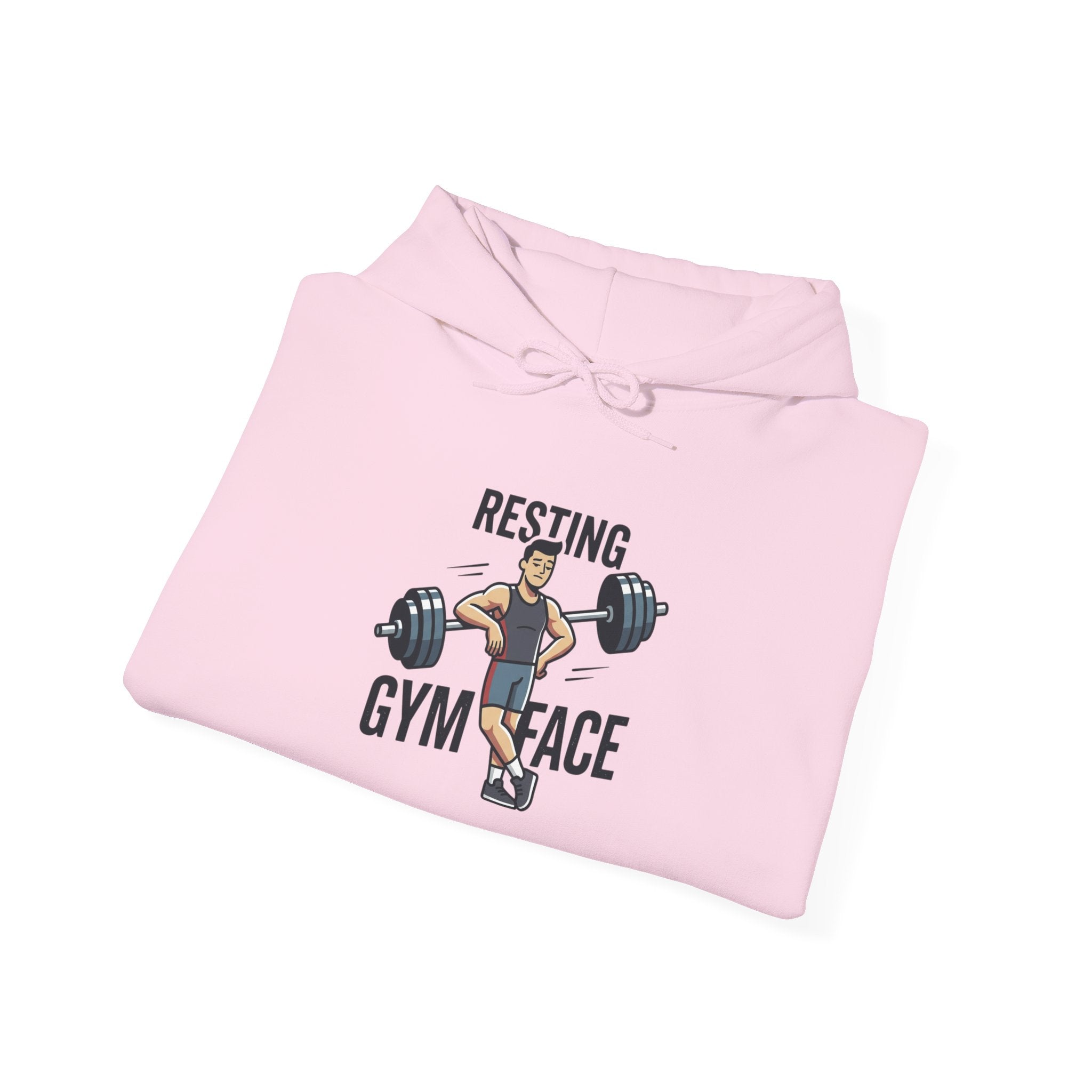 Resting Gym Face Unisex Heavy Blend™ Hooded Sweatshirt