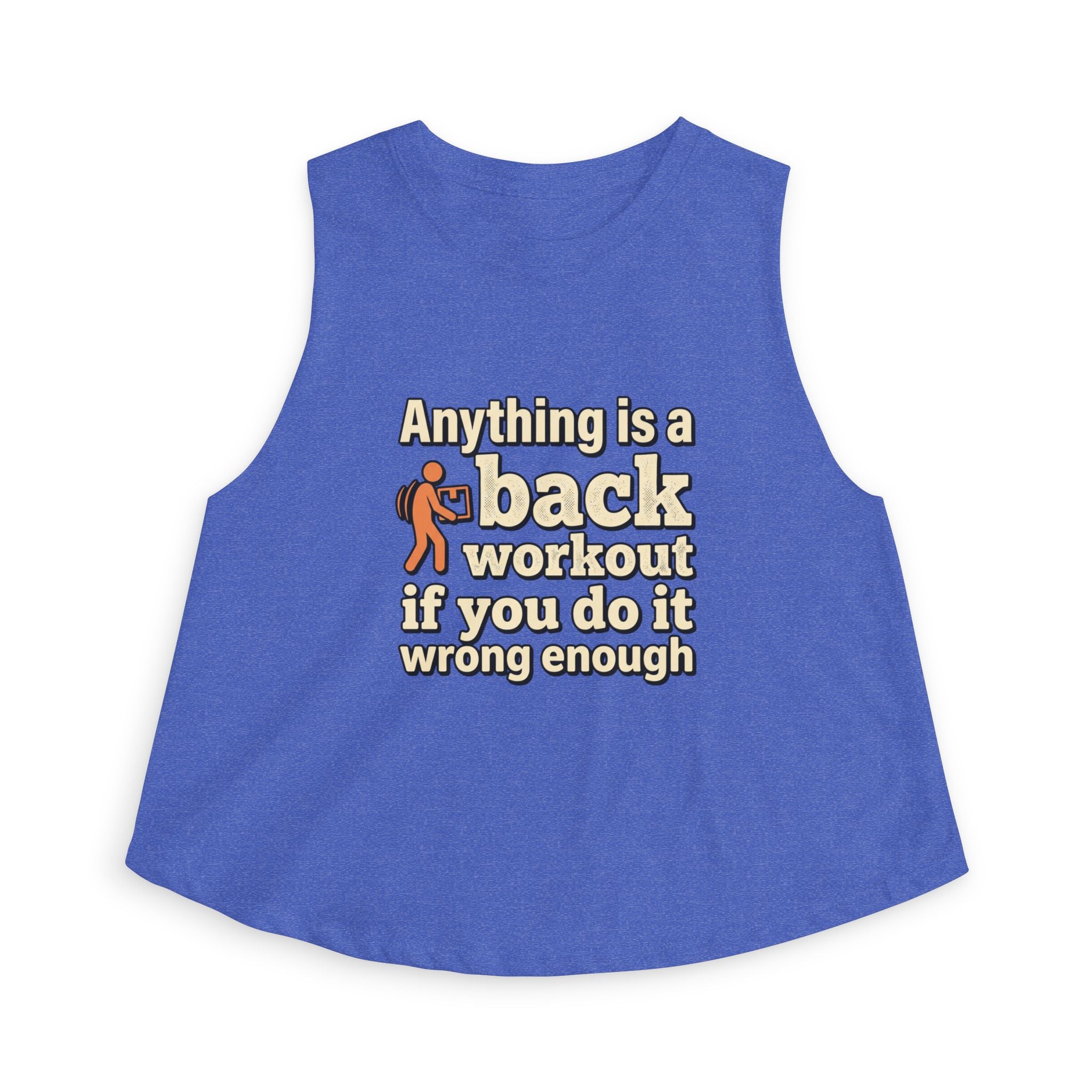 Anything is a Back Workout Women's Crop Top