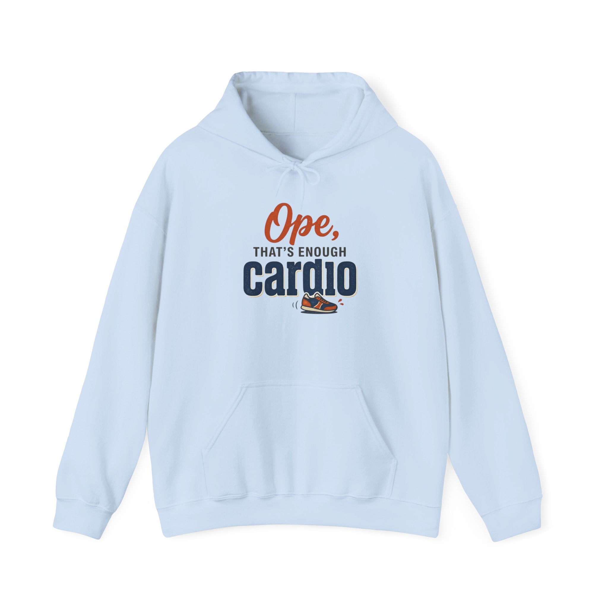 Ope, That's Enough Cardio Unisex Heavy Blend™ Hooded Sweatshirt