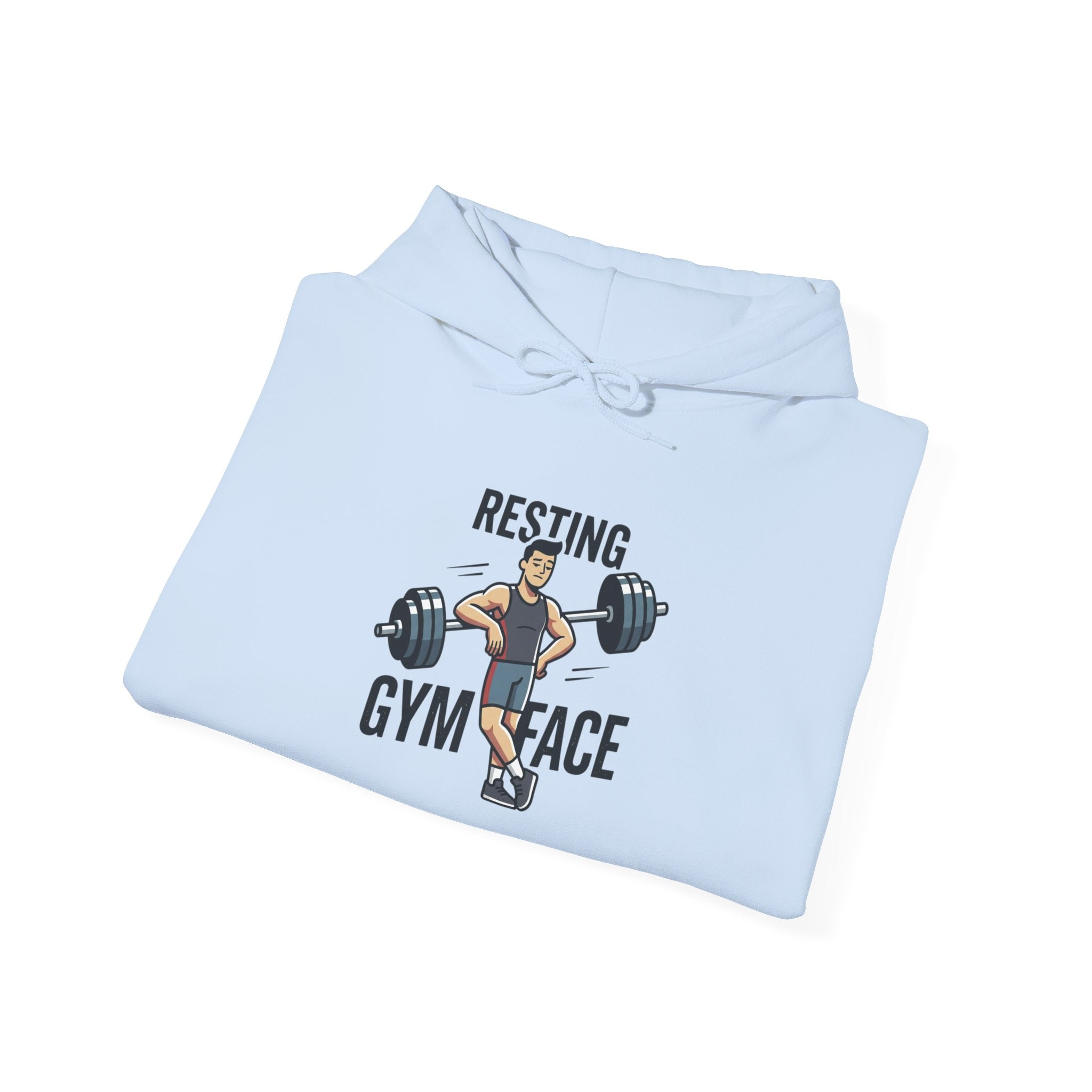 Resting Gym Face Unisex Heavy Blend™ Hooded Sweatshirt