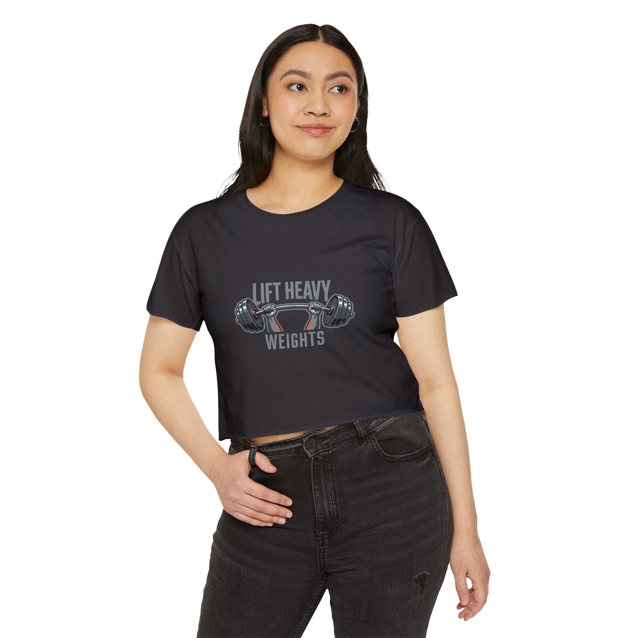 Lift Heavy Weights Women's Festival Crop Top