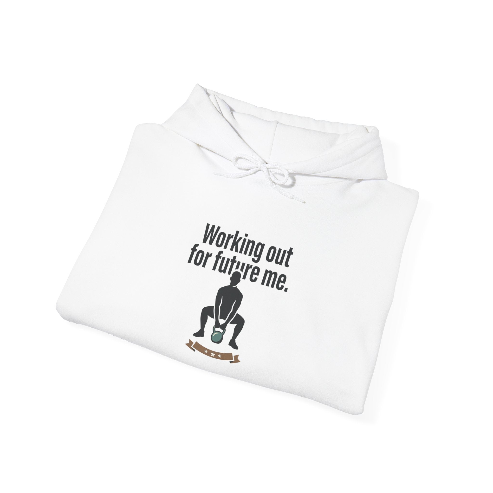 Working Out For Future Me Unisex Heavy Blend™ Hooded Sweatshirt