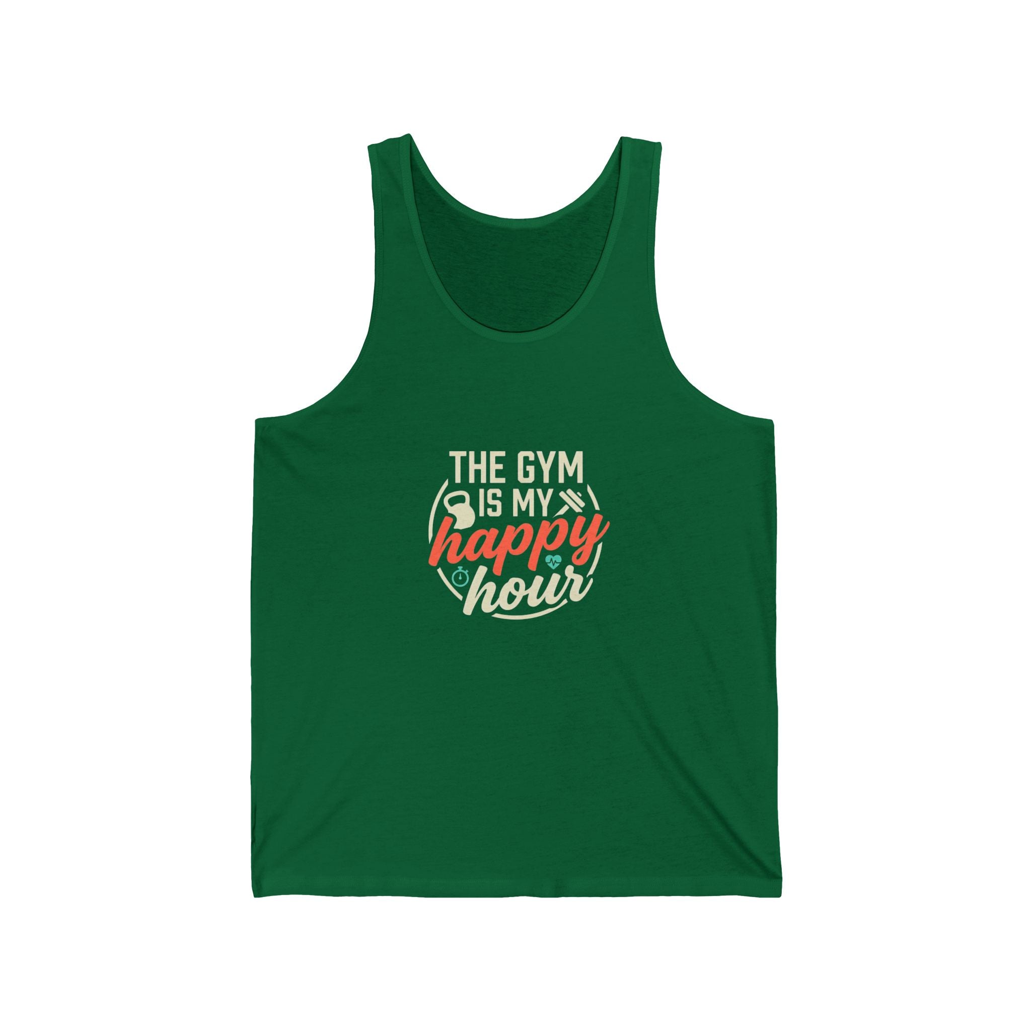 The Gym is My Happy Hour Unisex Jersey Tank