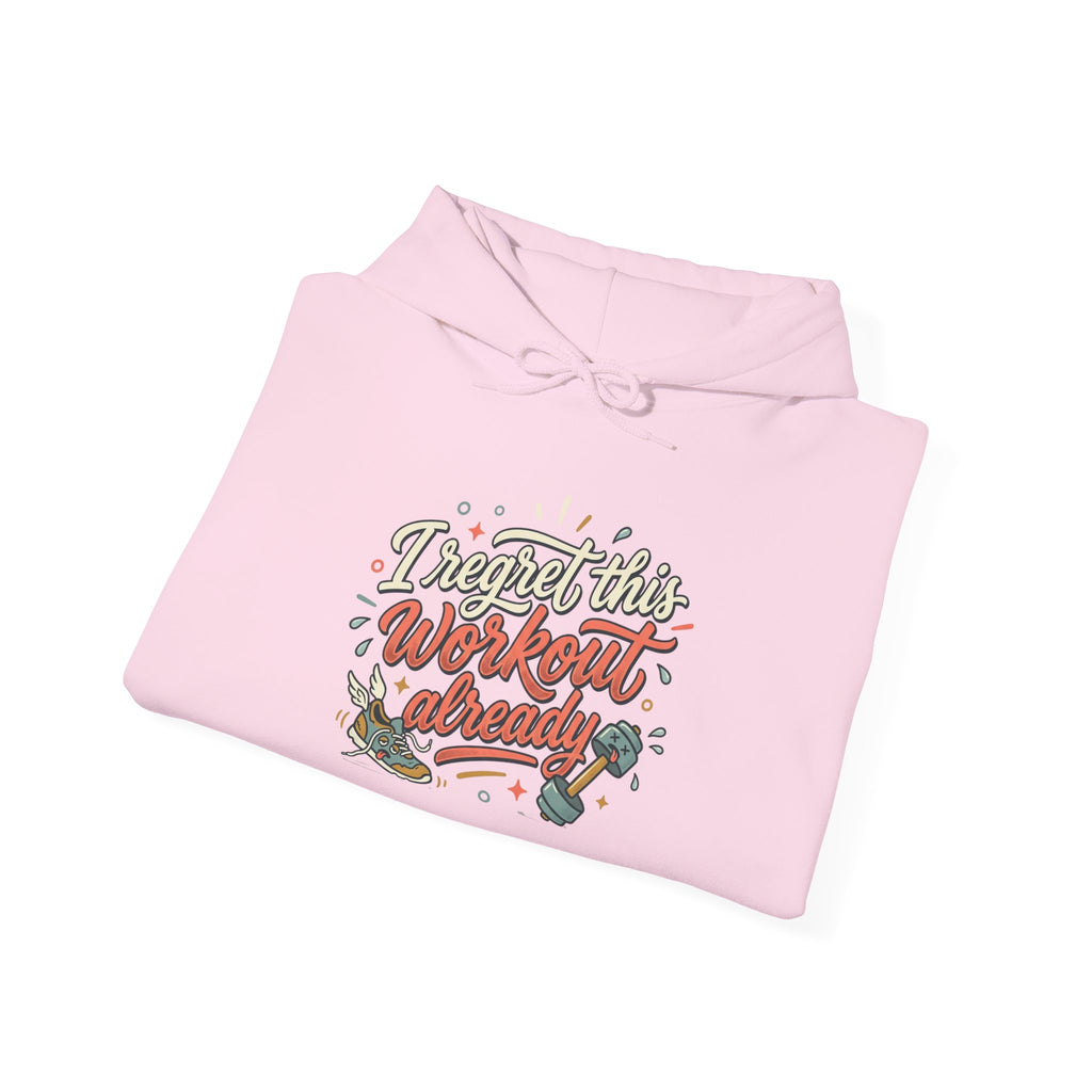 I Regret This Workout Unisex Heavy Blend™ Hooded Sweatshirt