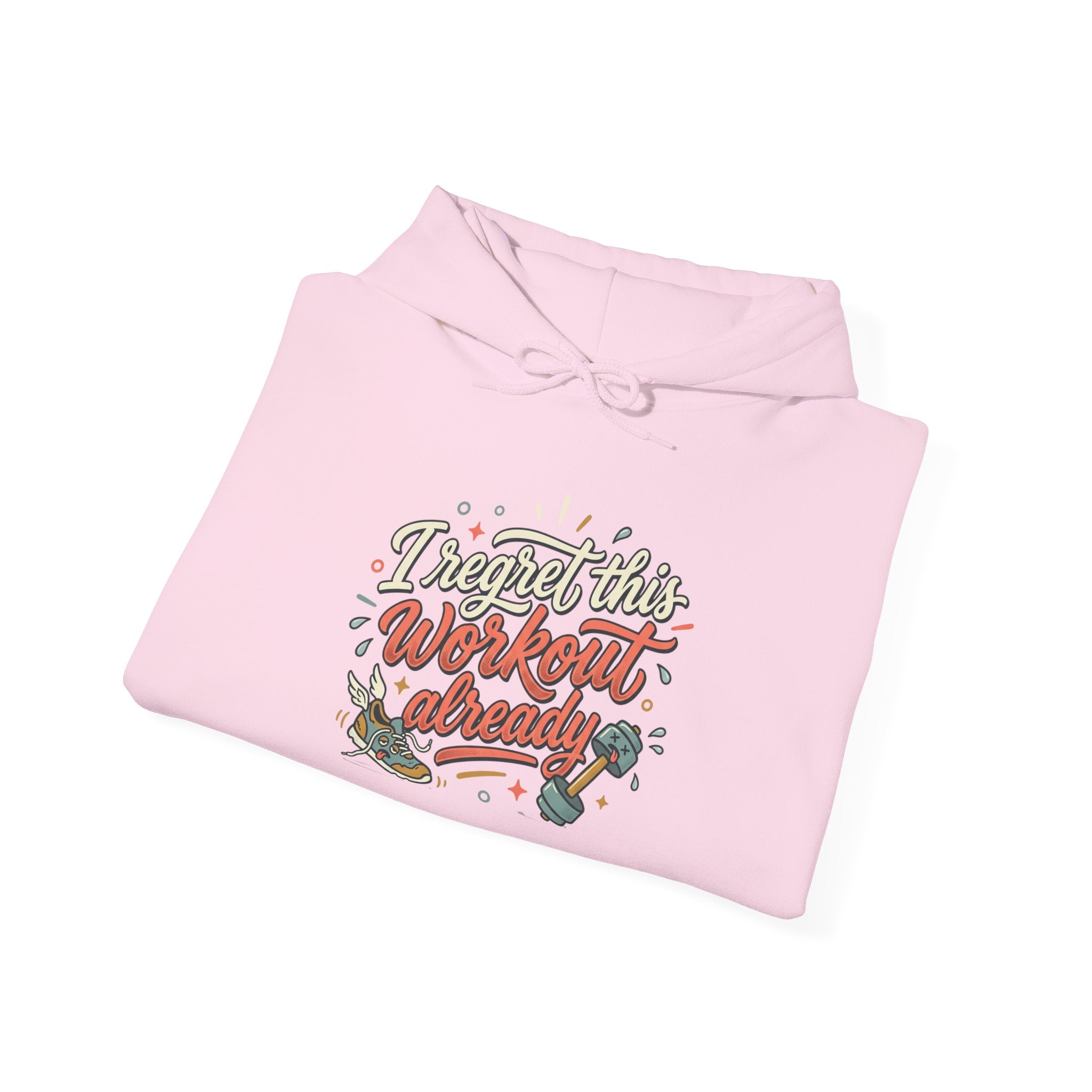 I Regret This Workout Unisex Heavy Blend™ Hooded Sweatshirt