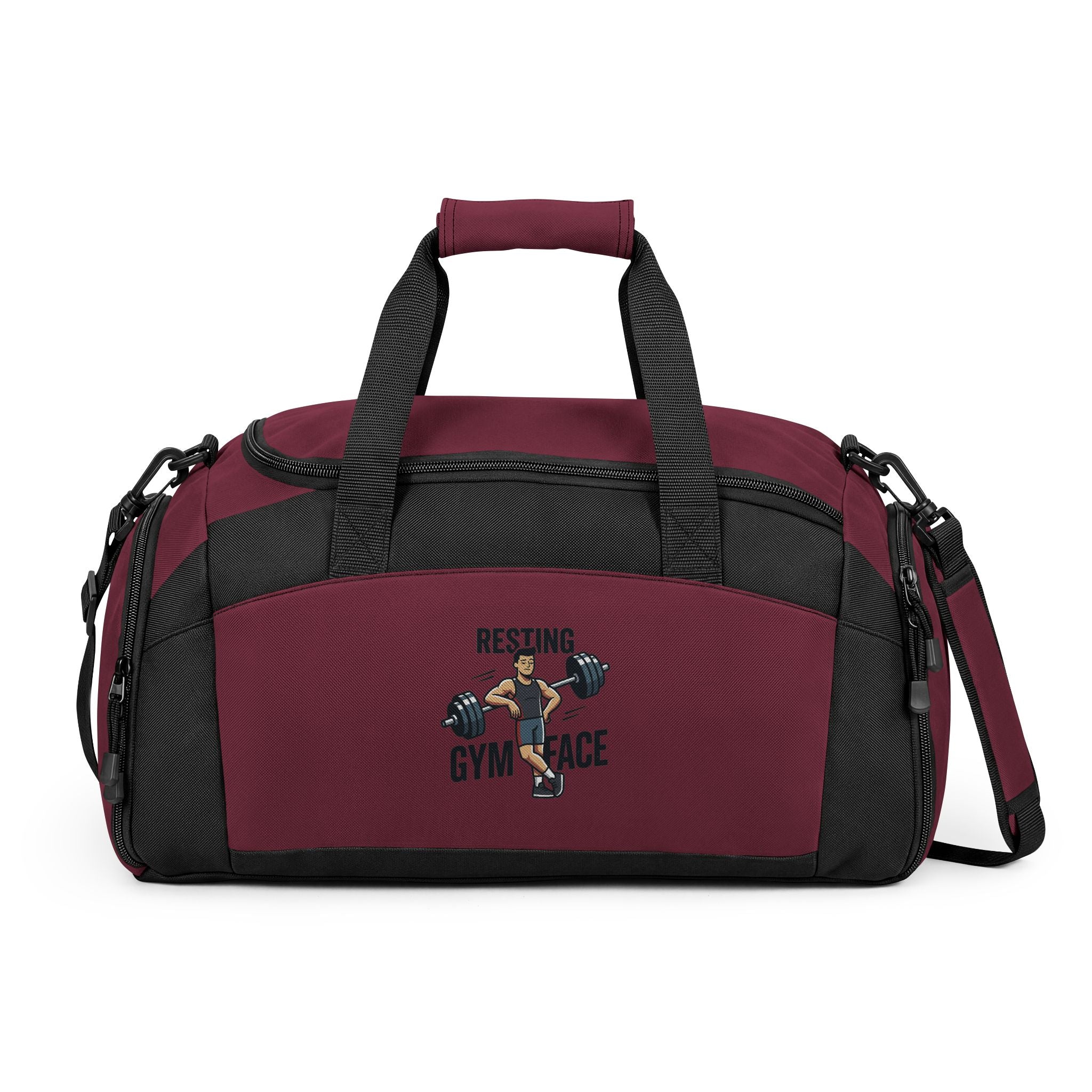 Resting Gym Face Gym Bag