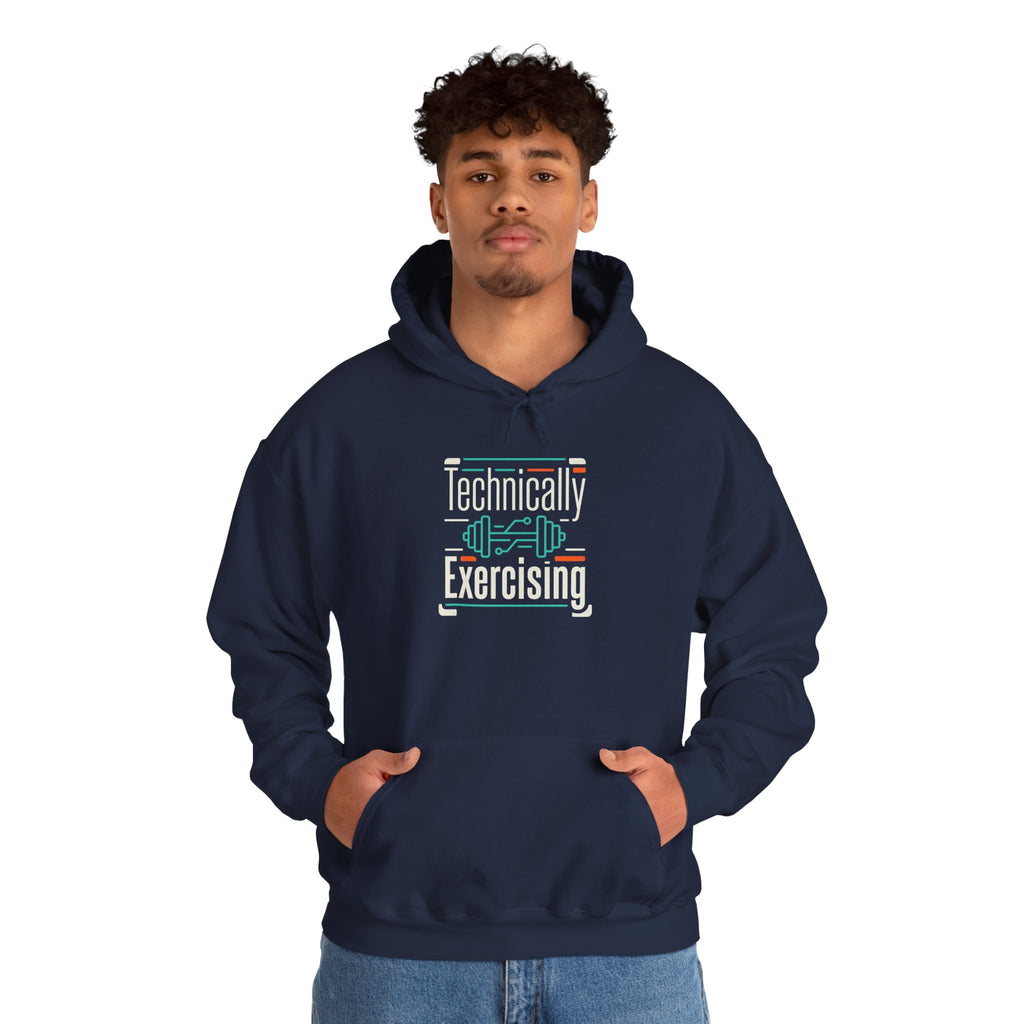Technically Exercising Unisex Heavy Blend™ Hooded Sweatshirt
