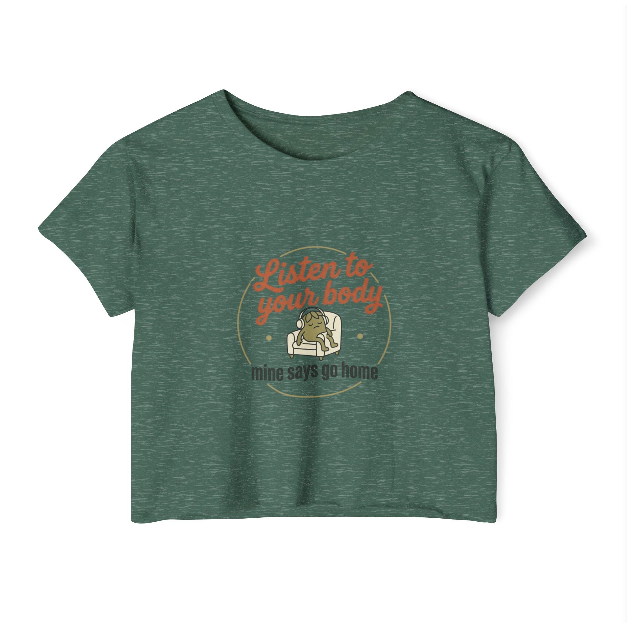 Listen to Your Body Women's Festival Crop Top