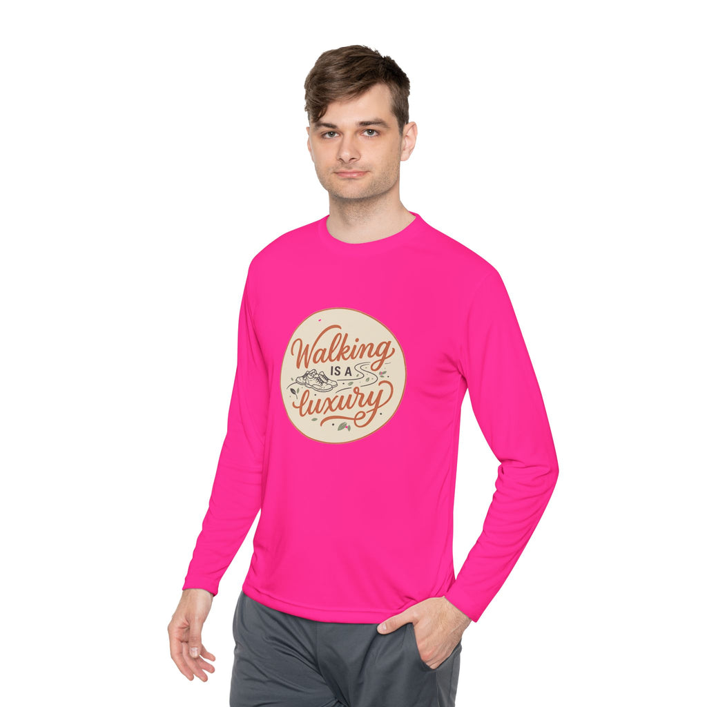 Walking is a Luxury Unisex Lightweight Long Sleeve Tee