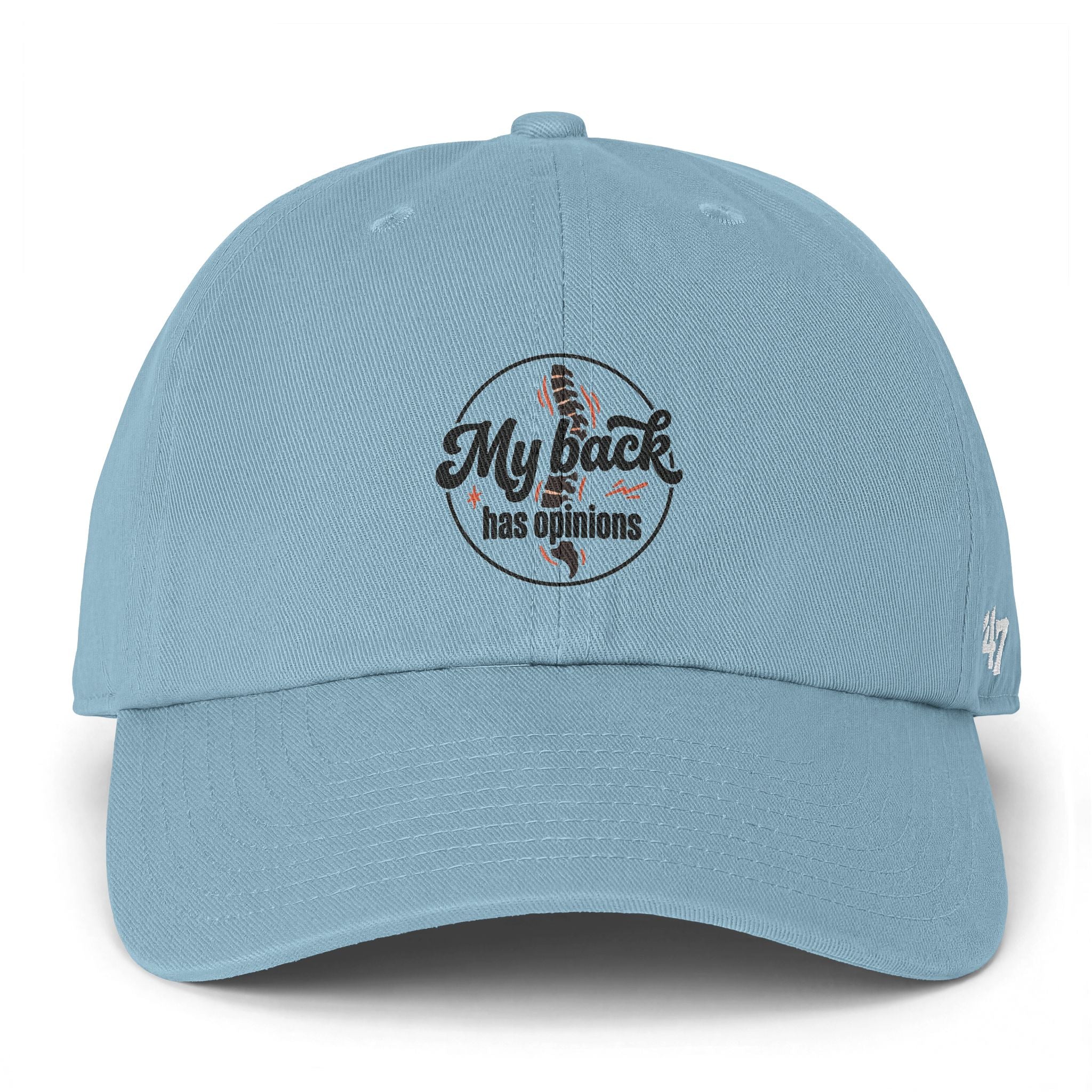 My Back Has Opinions Clean Up Cap