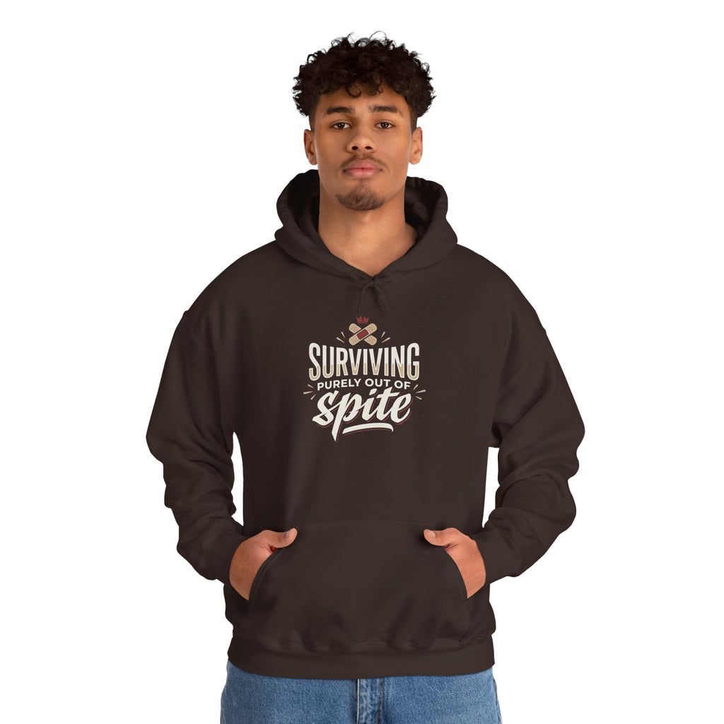 Surviving Purely Out of Spite Unisex Heavy Blend™ Hooded Sweatshirt