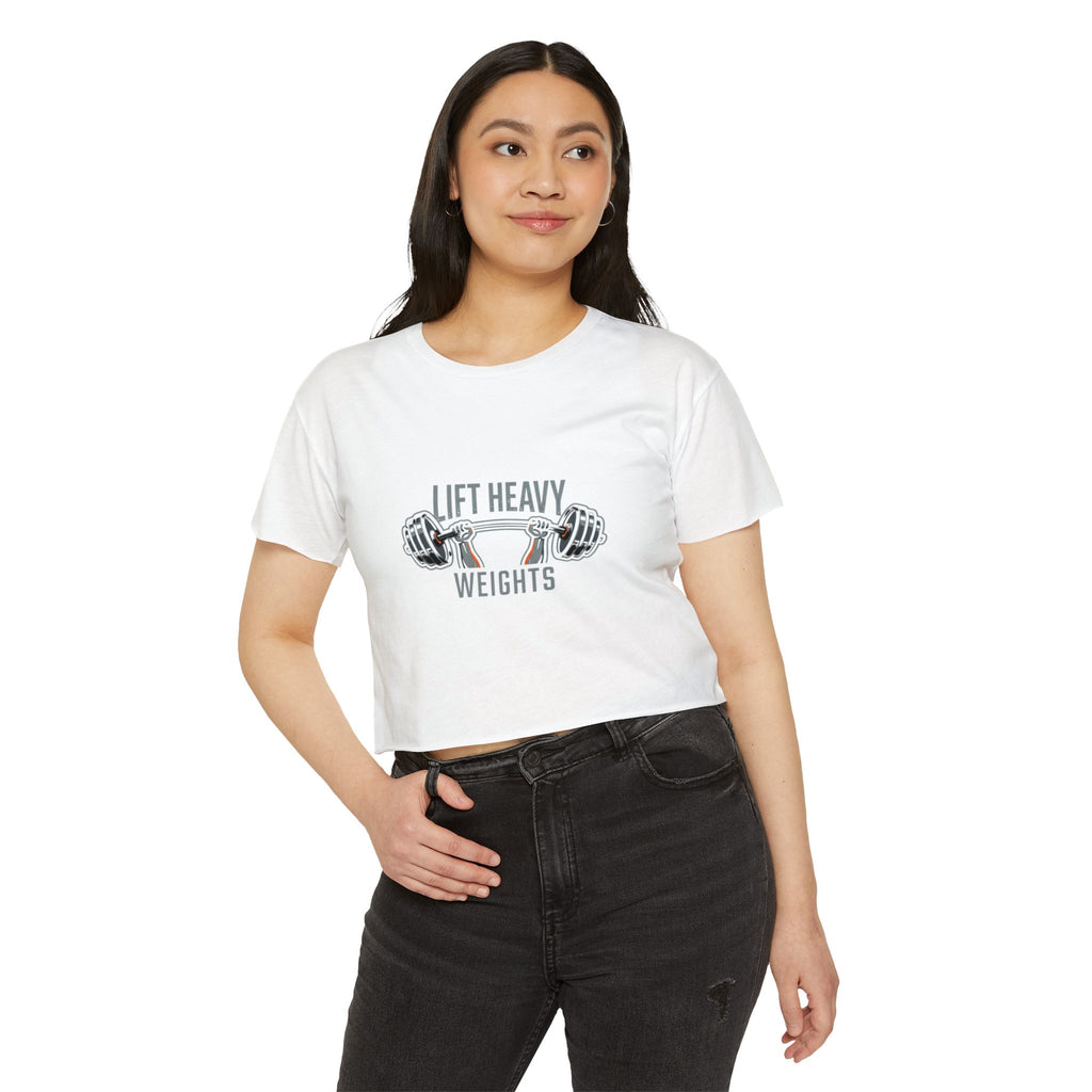 Lift Heavy Weights Women's Festival Crop Top