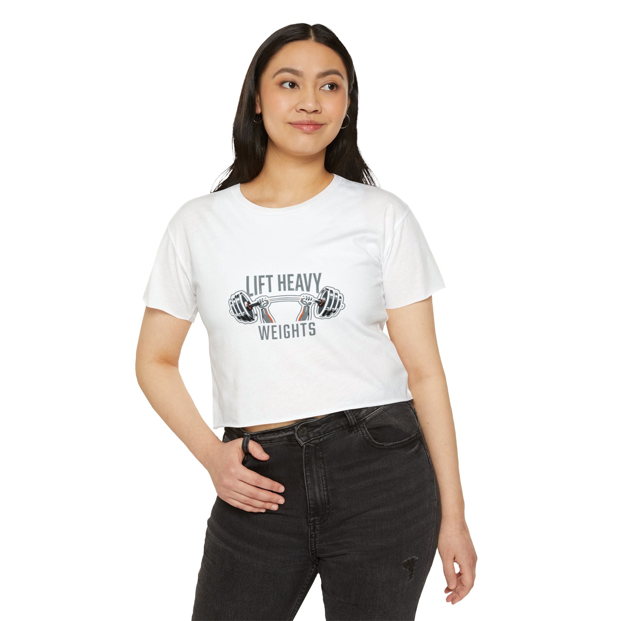 Lift Heavy Weights Women's Festival Crop Top