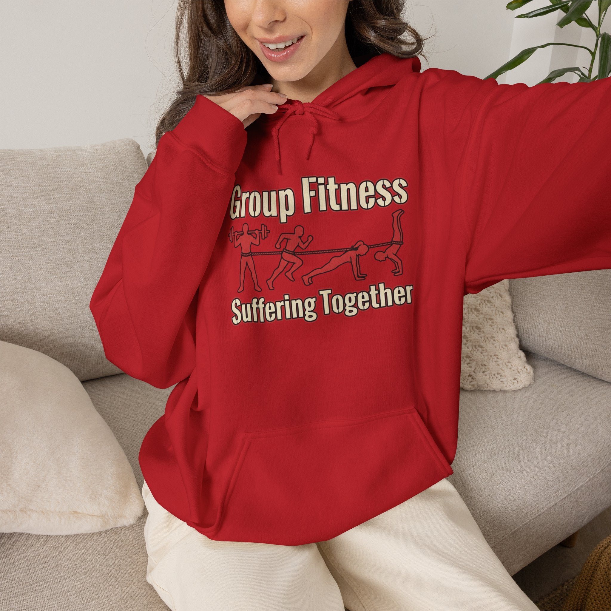 Group Fitness Suffering Together Unisex Heavy Blend™ Hooded Sweatshirt