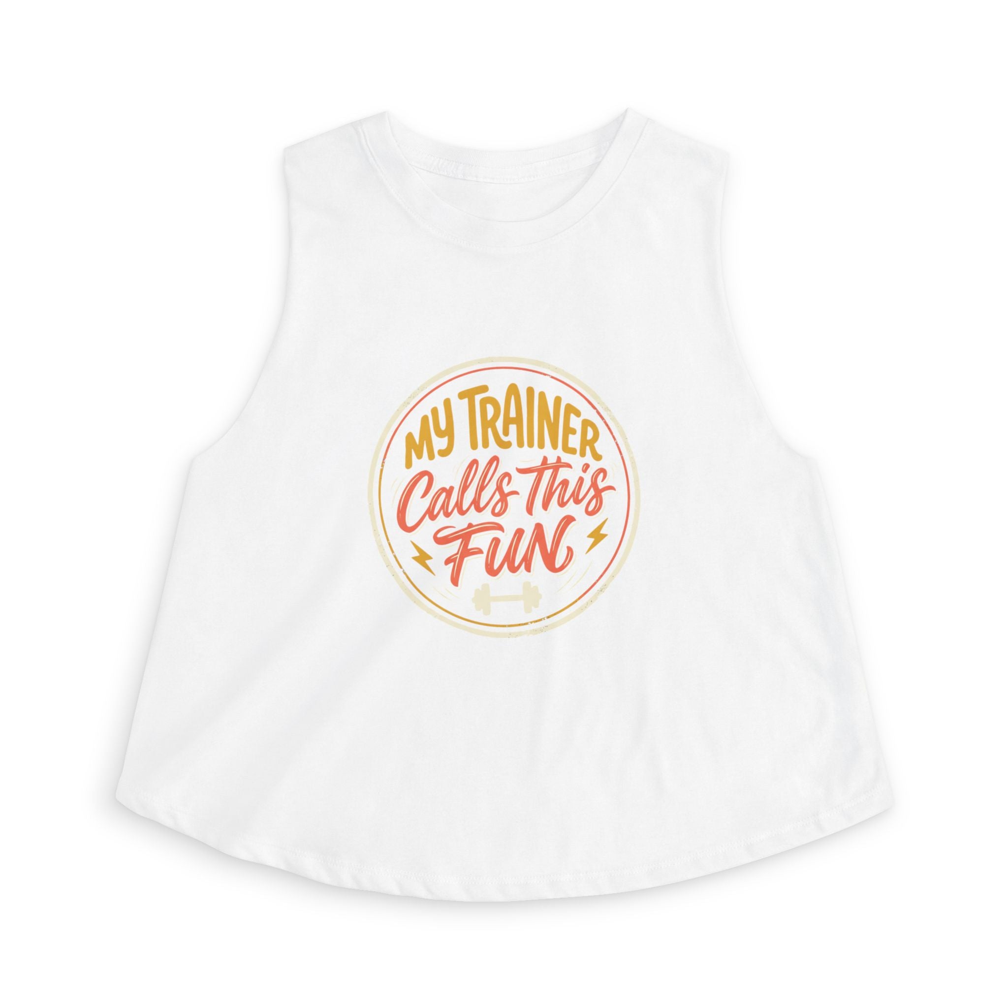 My Trainer Calls This Fun Women's Crop Top