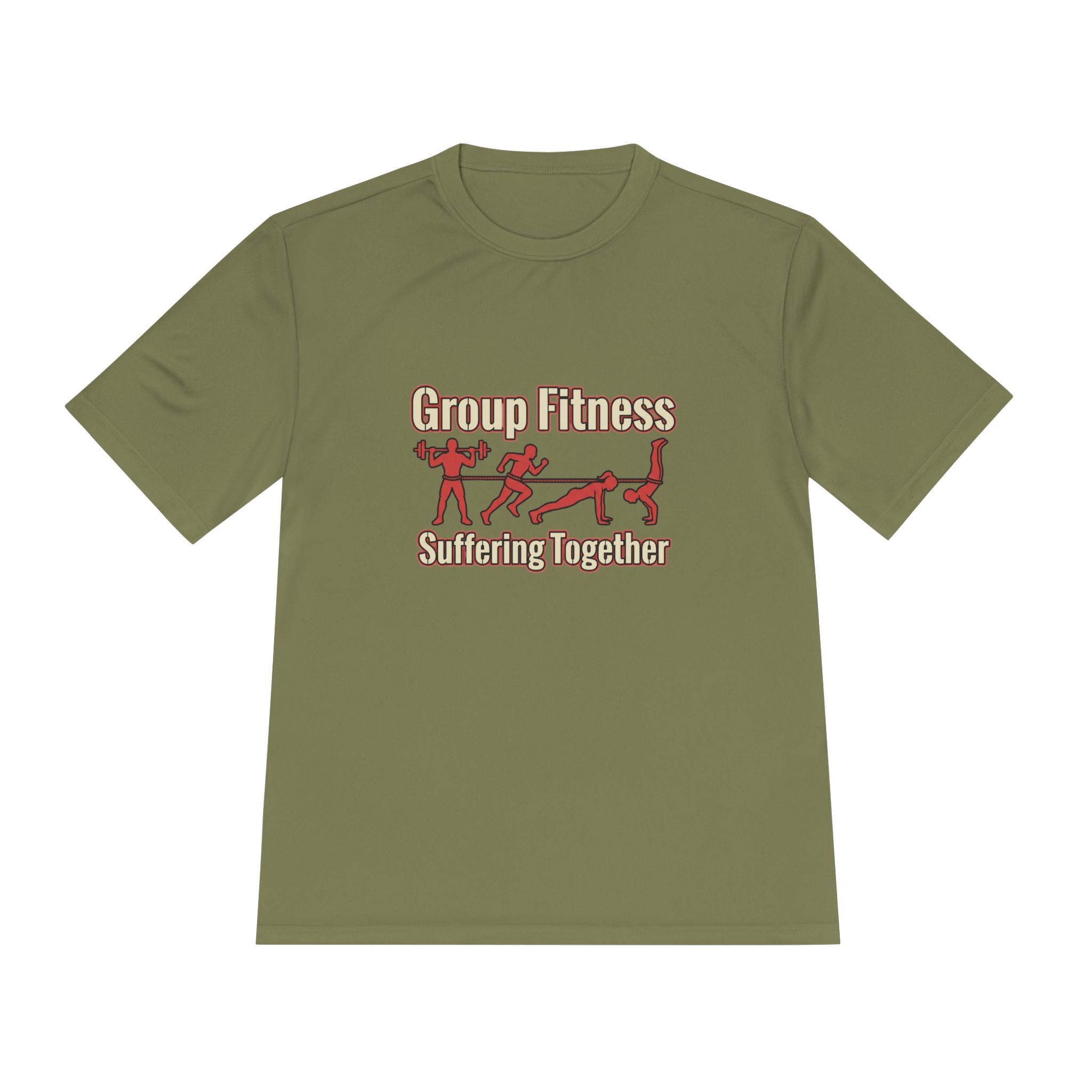 Group Fitness Suffering Together Unisex Moisture Wicking Tee