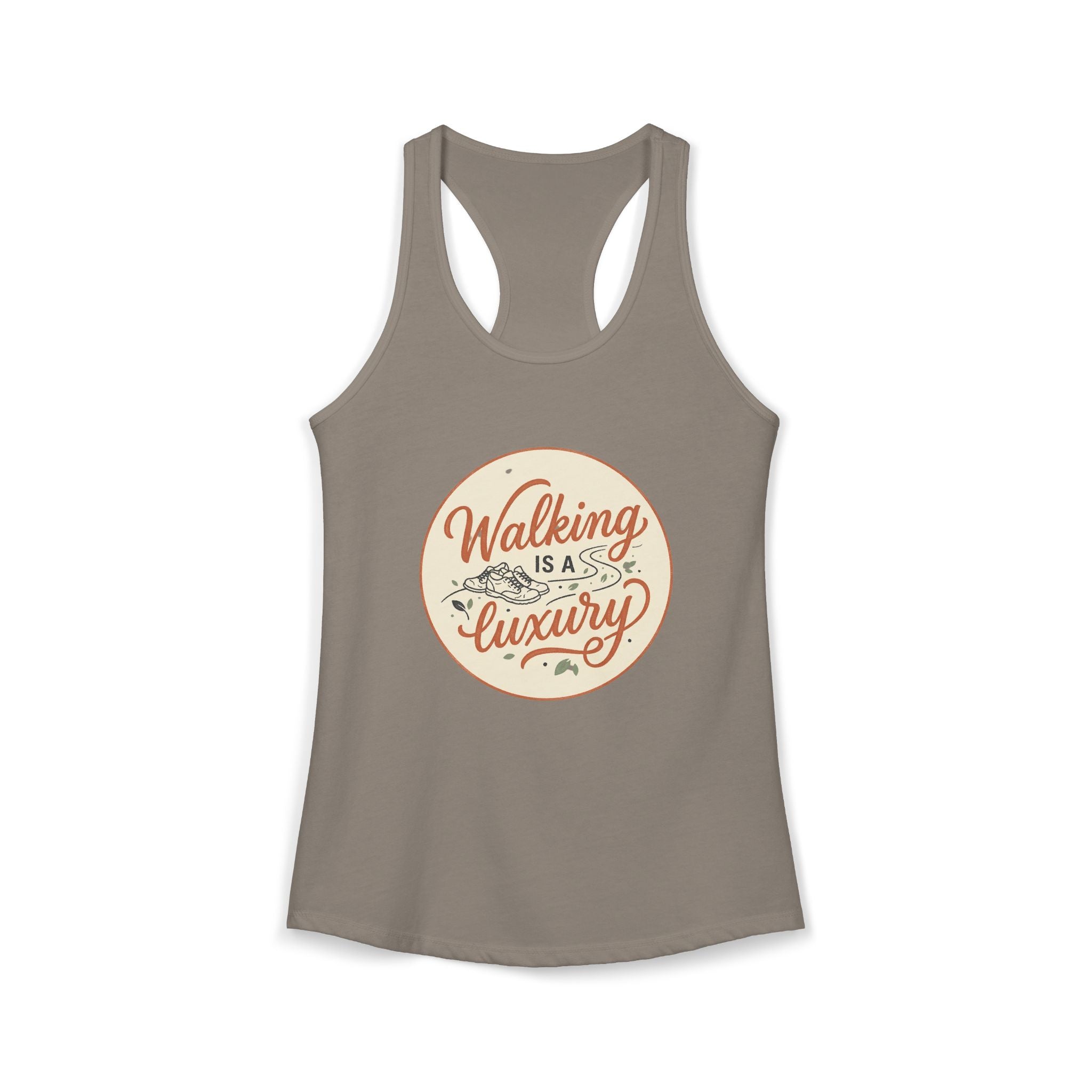 Walking is a Luxury Women's Ideal Racerback Tank