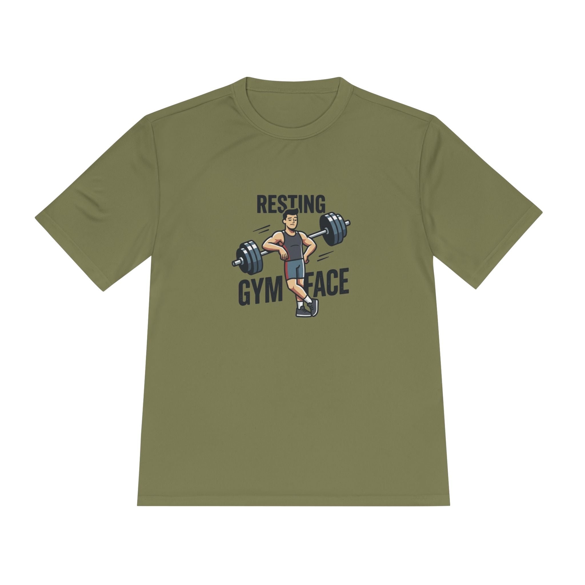 Resting Gym Face Unisex Moisture Wicking Tee