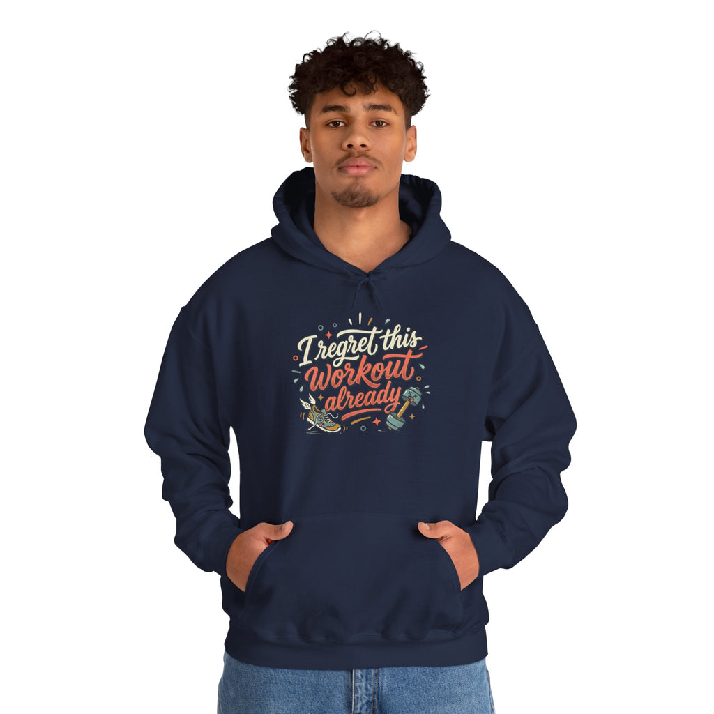 I Regret This Workout Unisex Heavy Blend™ Hooded Sweatshirt