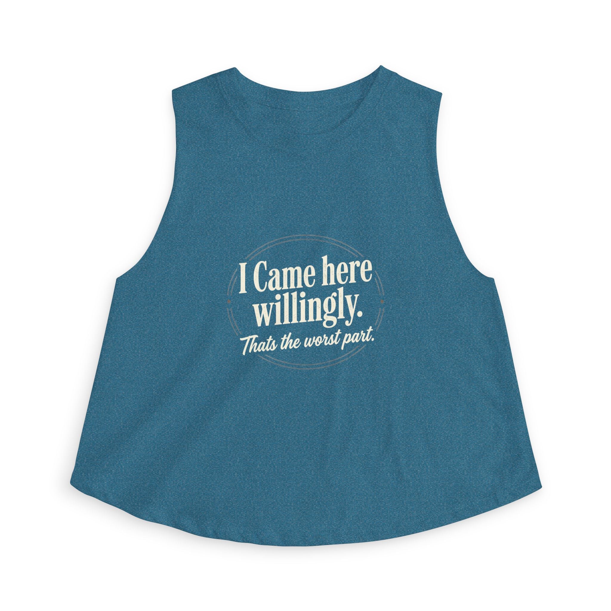 I Came Here Willingly Women's Crop Top
