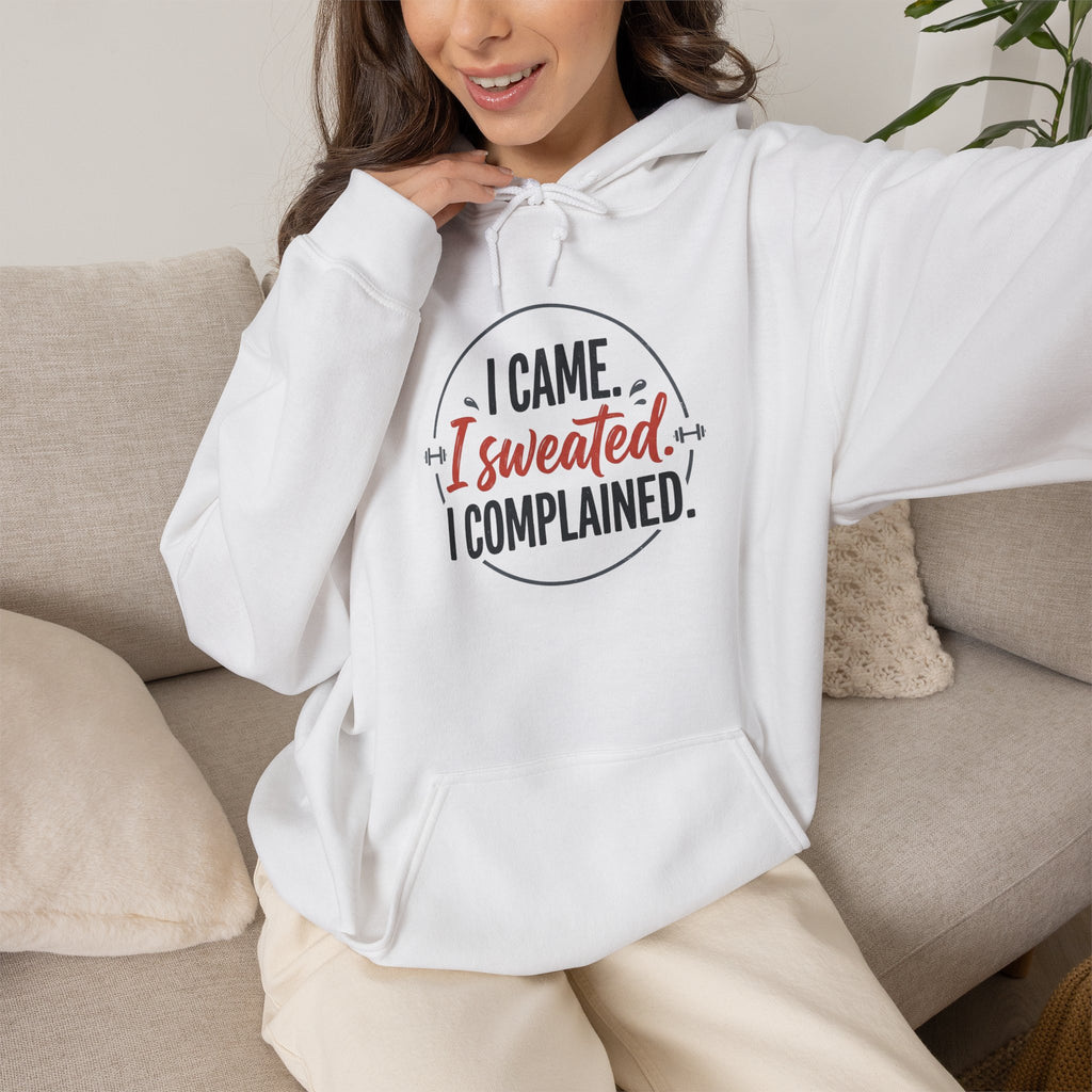 I Came I Sweated I Complained Unisex Heavy Blend™ Hooded Sweatshirt