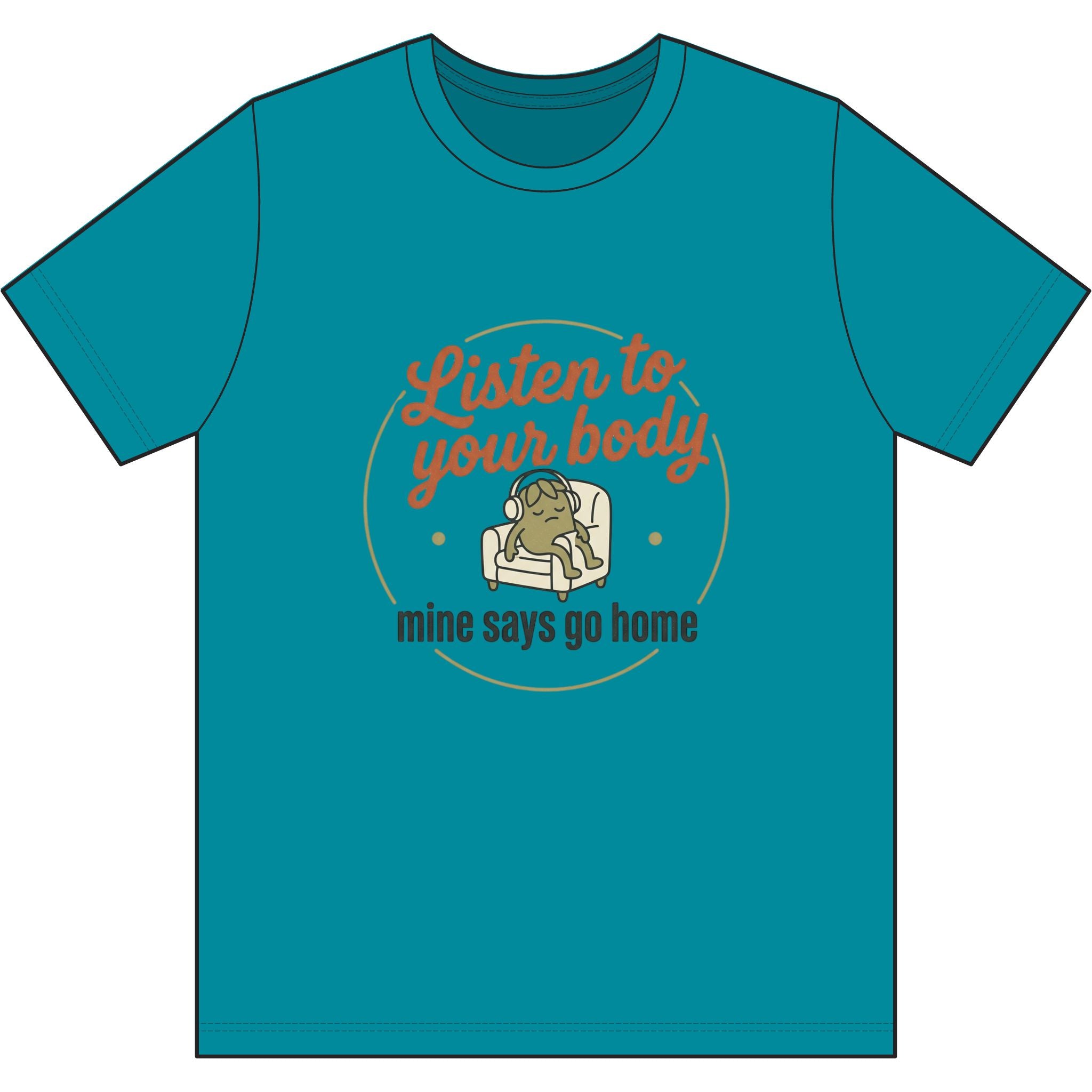 Listen to Your Body Dri-Power 100% Polyester T-Shirt