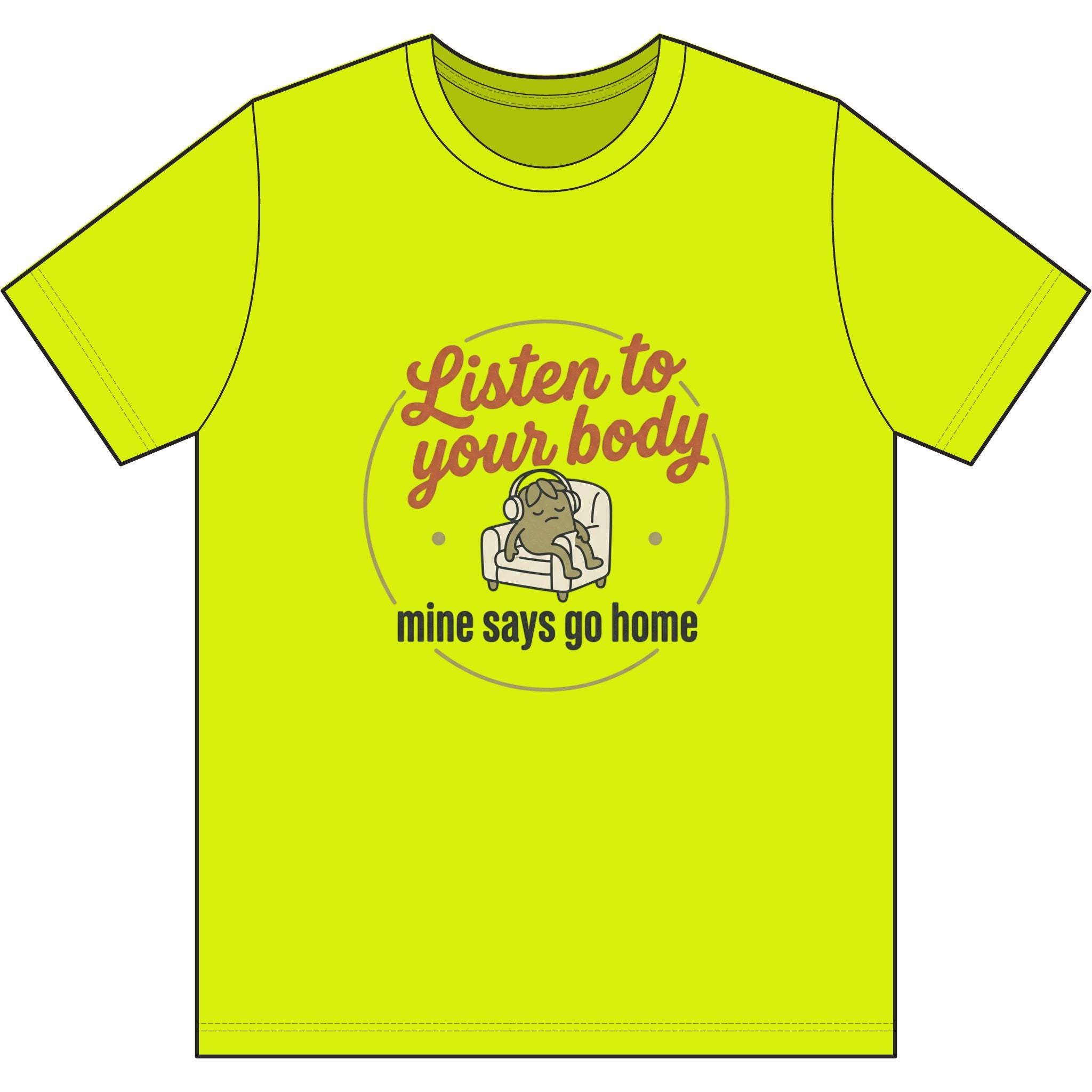 Listen to Your Body Dri-Power 100% Polyester T-Shirt