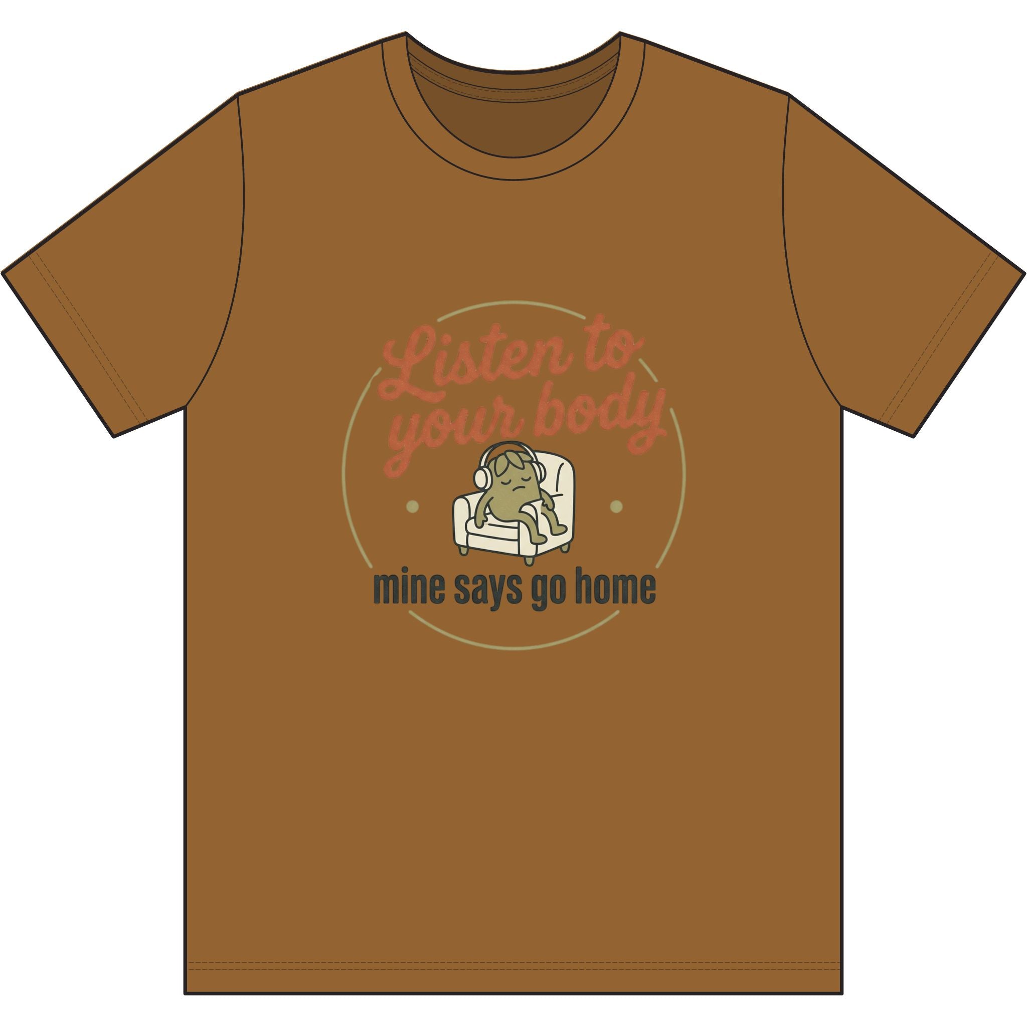 Listen to Your Body Dri-Power 100% Polyester T-Shirt