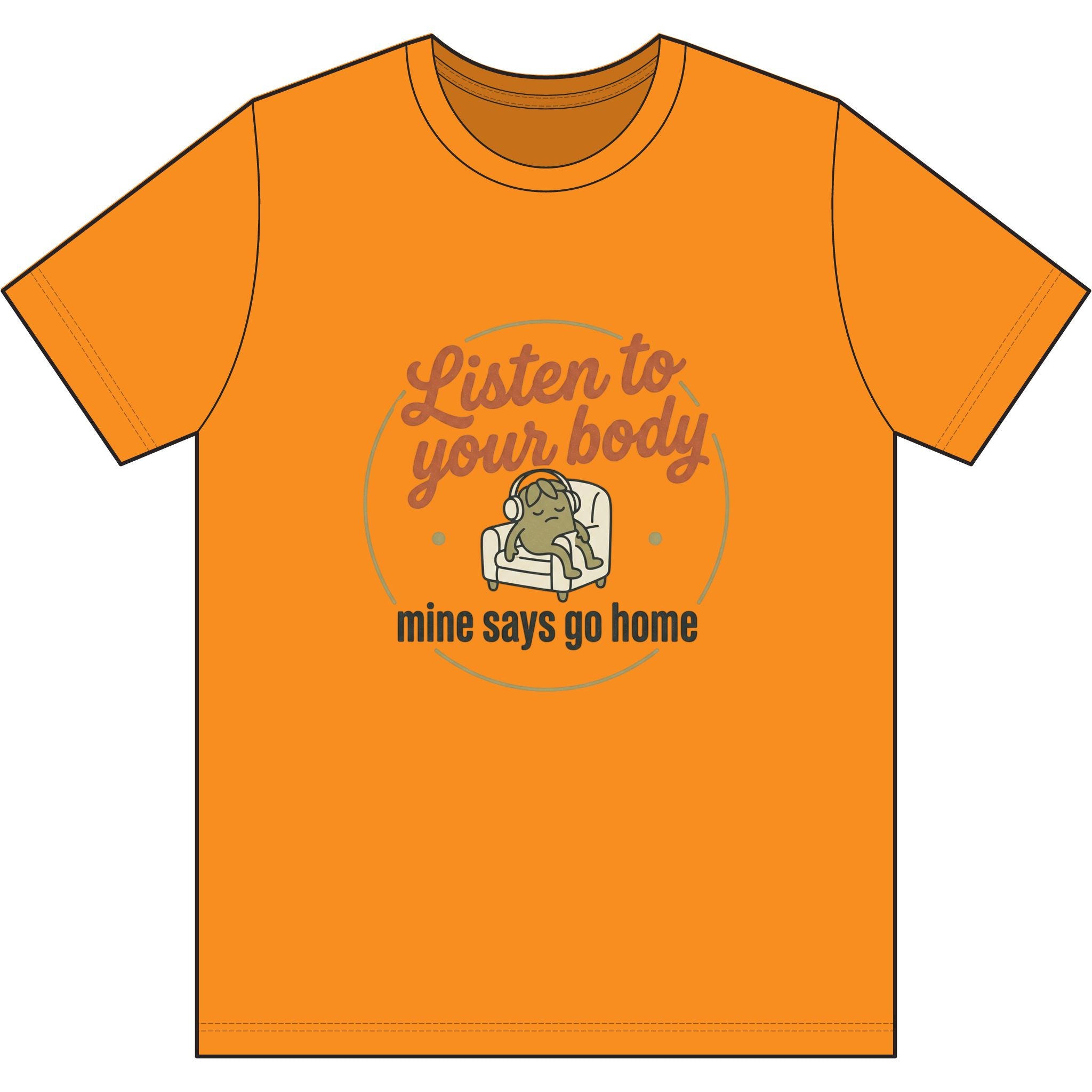 Listen to Your Body Dri-Power 100% Polyester T-Shirt
