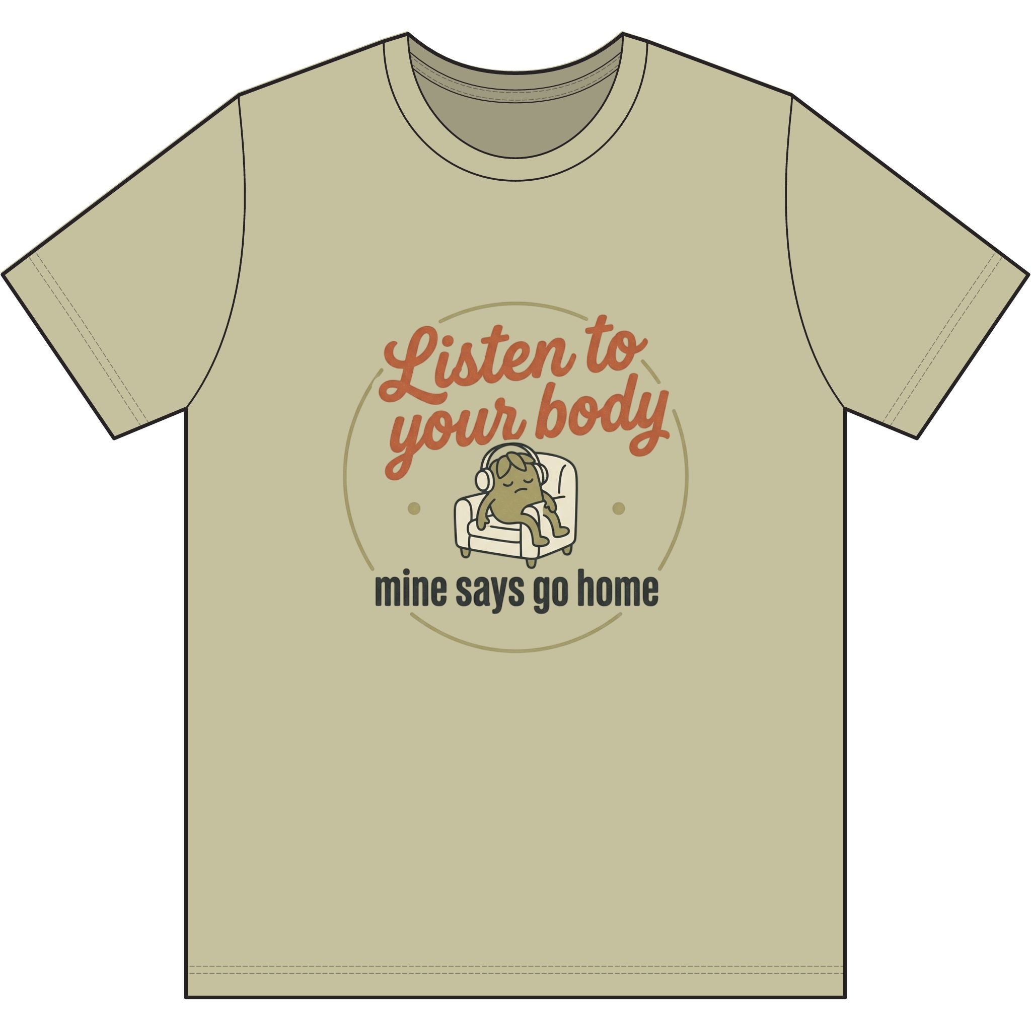 Listen to Your Body Dri-Power 100% Polyester T-Shirt