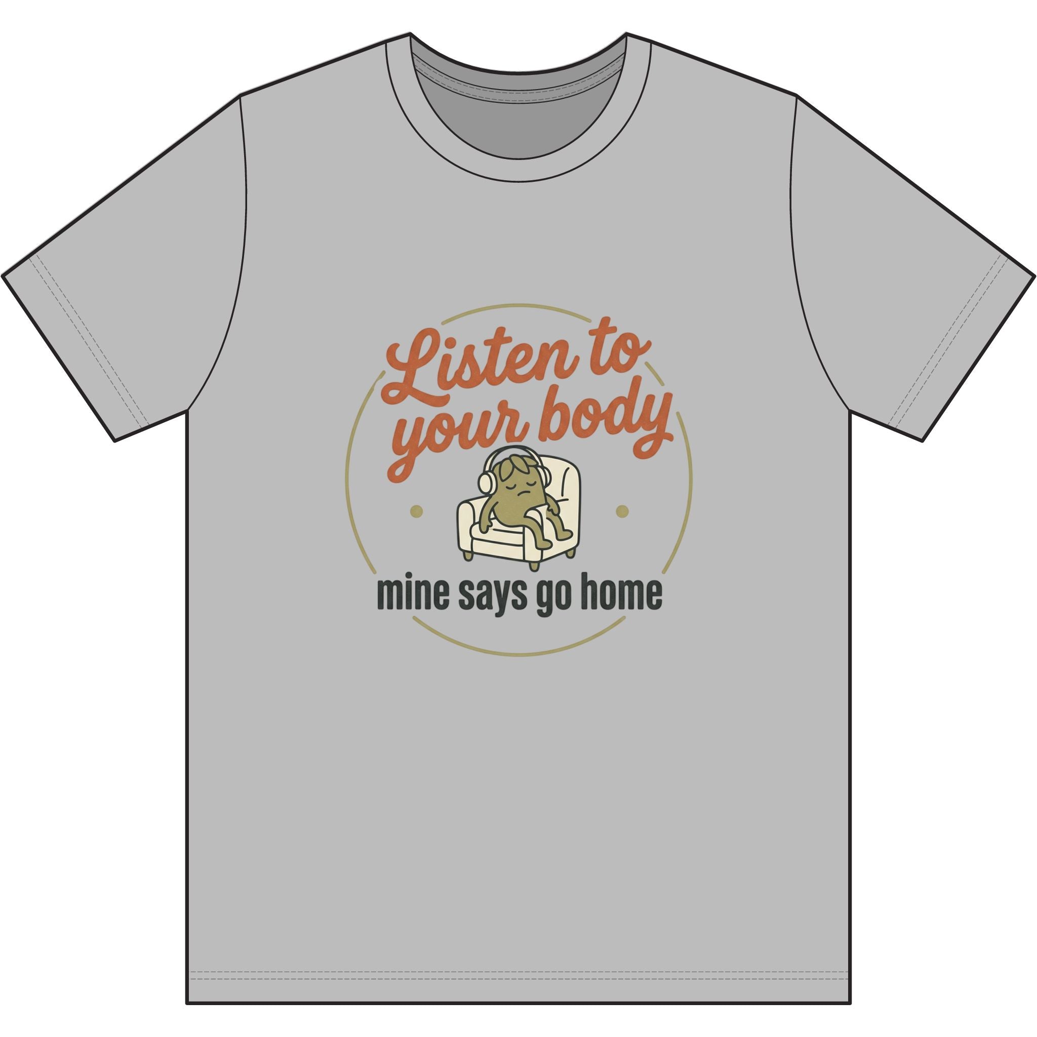 Listen to Your Body Dri-Power 100% Polyester T-Shirt