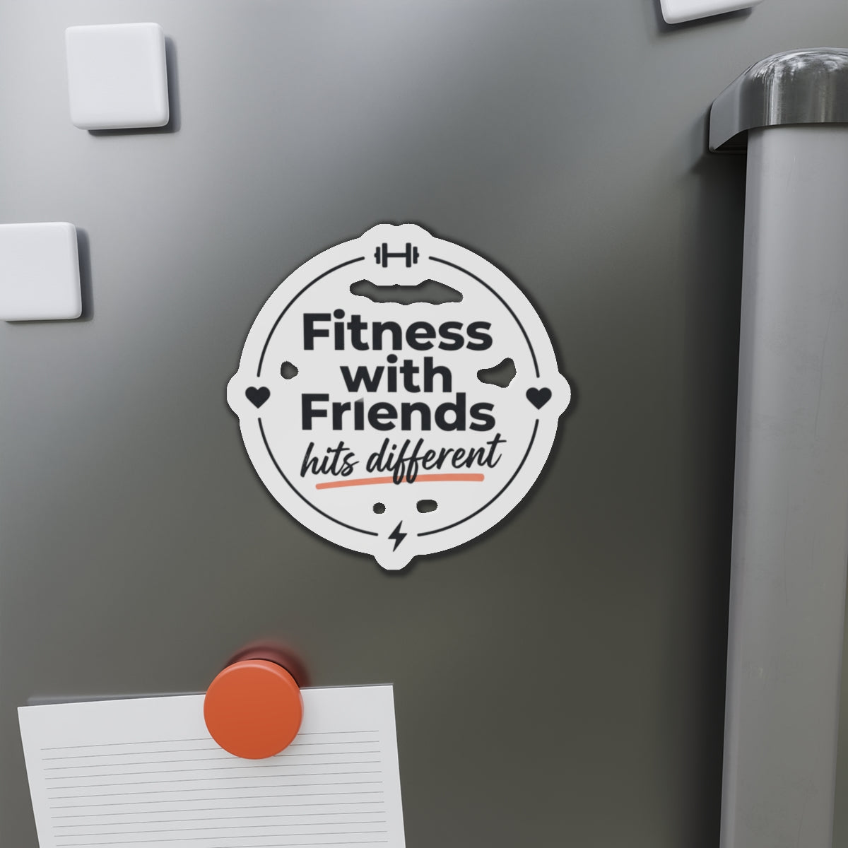 Fitness with Friends Die-Cut Magnets