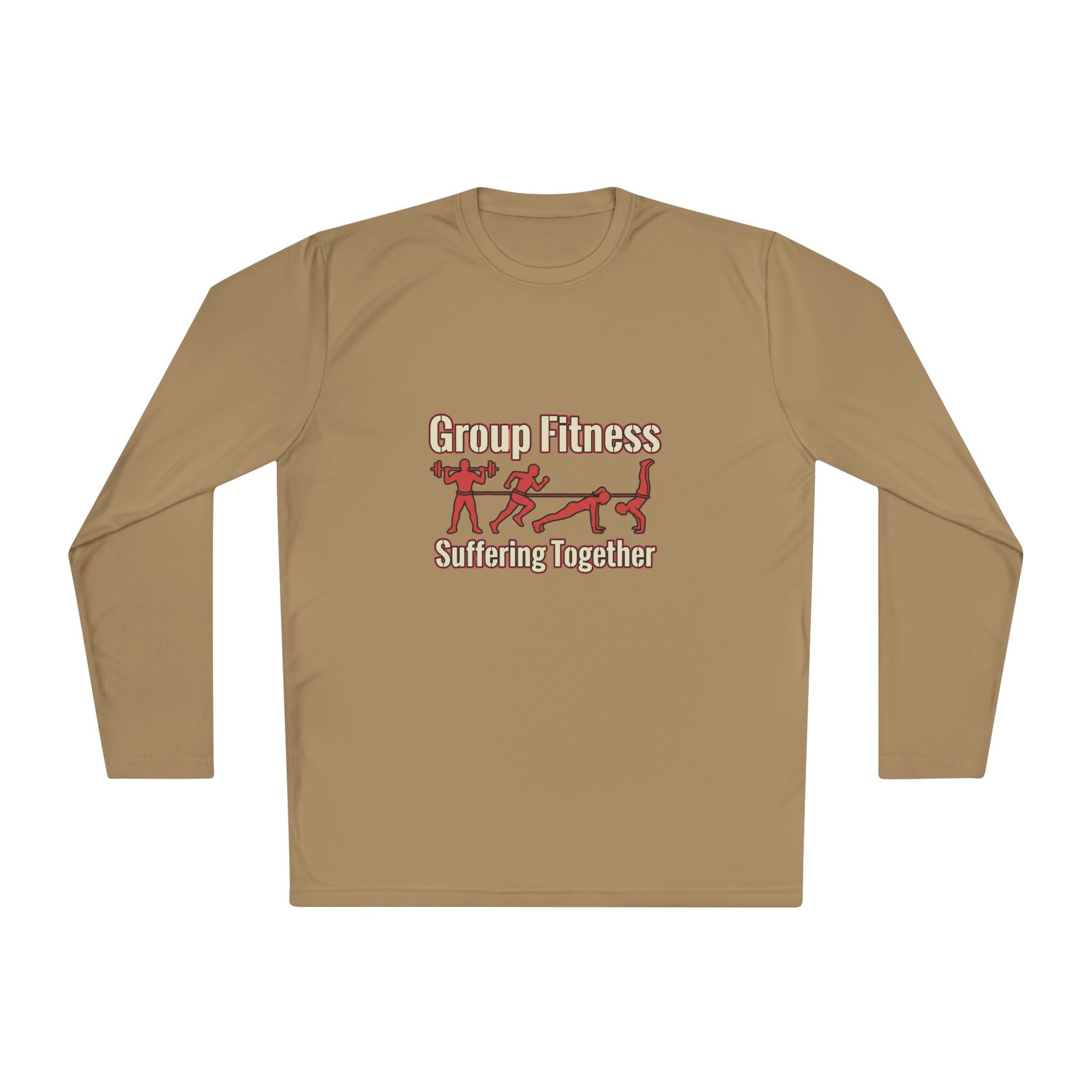 Group Fitness Suffering Together Unisex Lightweight Long Sleeve Tee