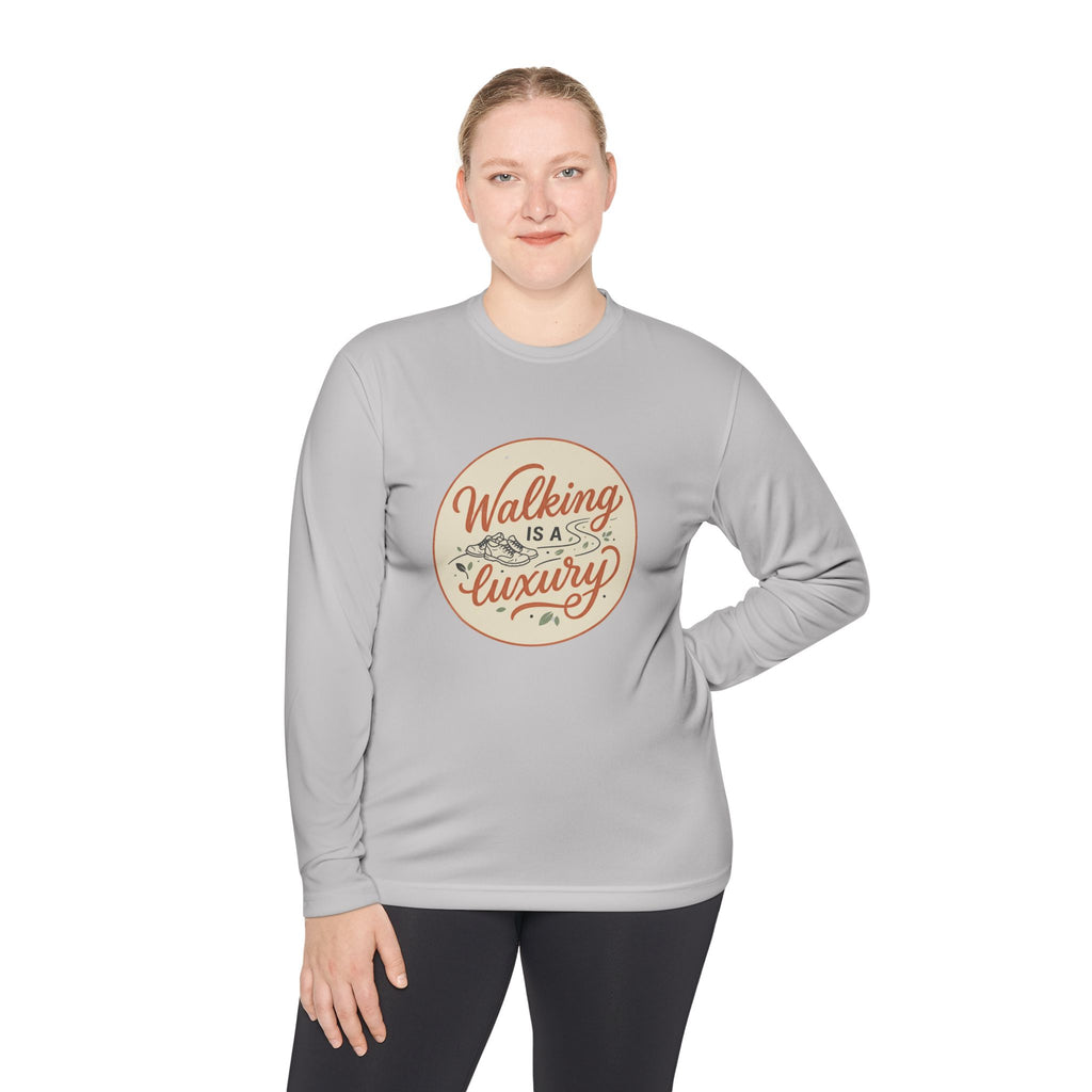 Walking is a Luxury Unisex Lightweight Long Sleeve Tee