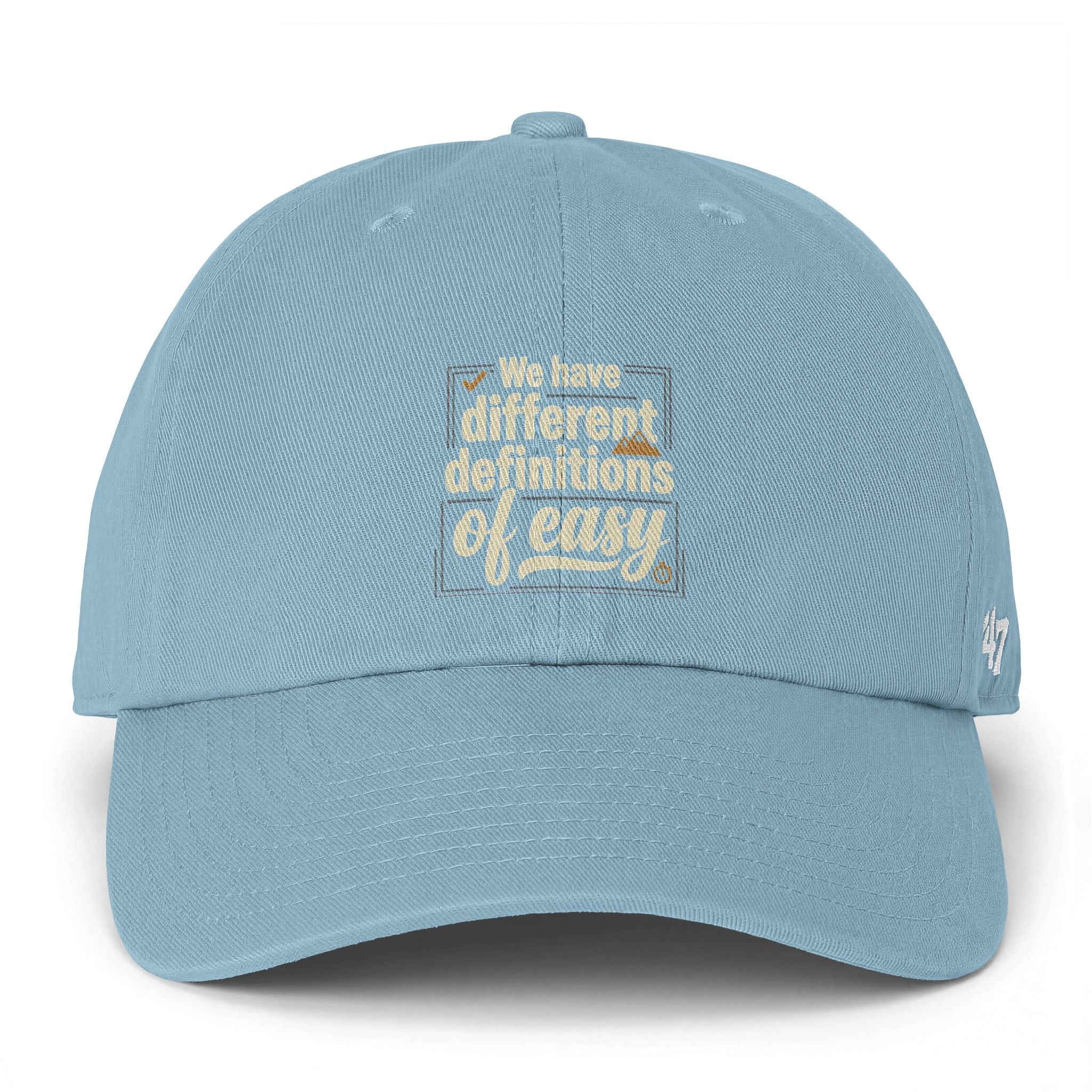 We Have Different Definitions of Easy Clean Up Cap
