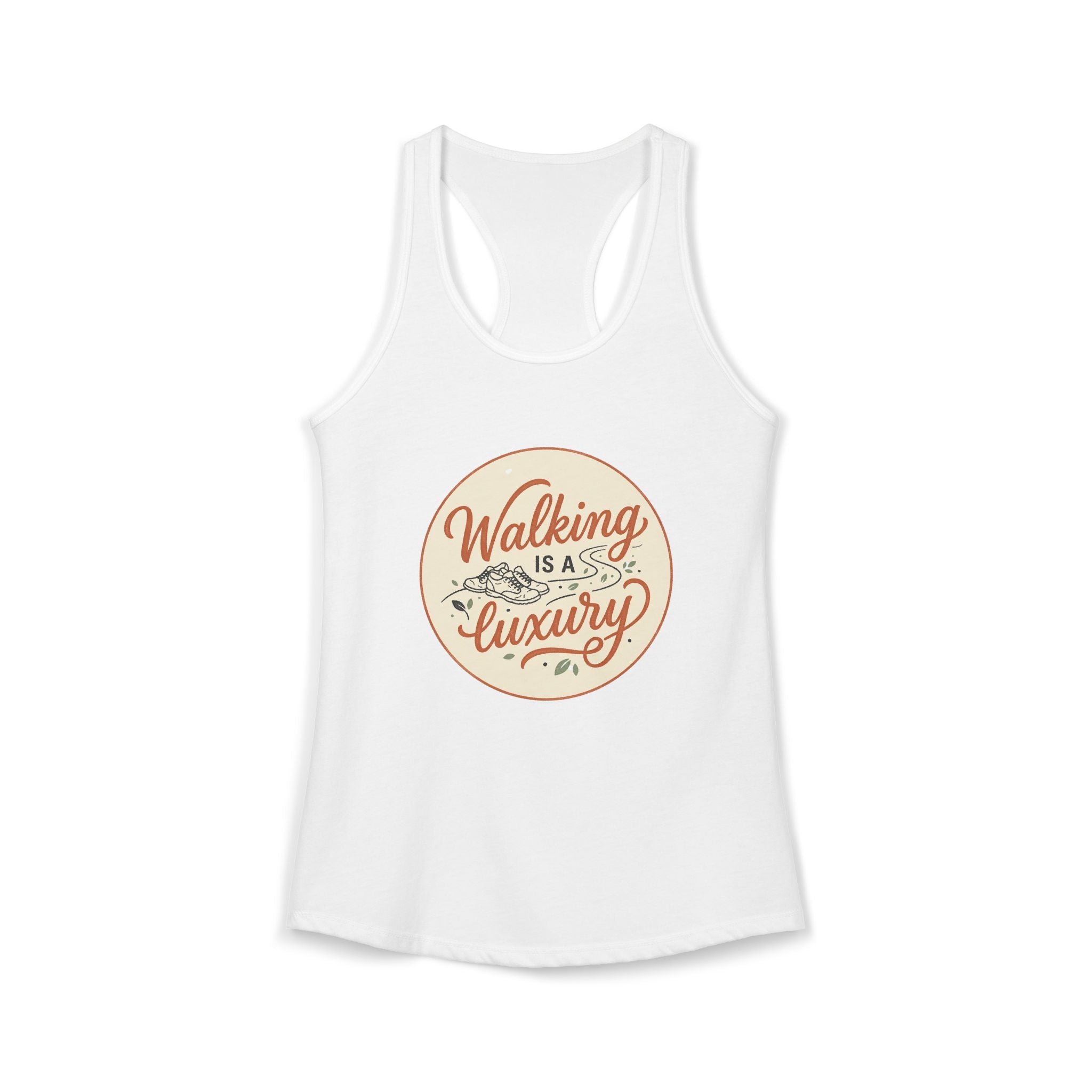 Walking is a Luxury Women's Ideal Racerback Tank